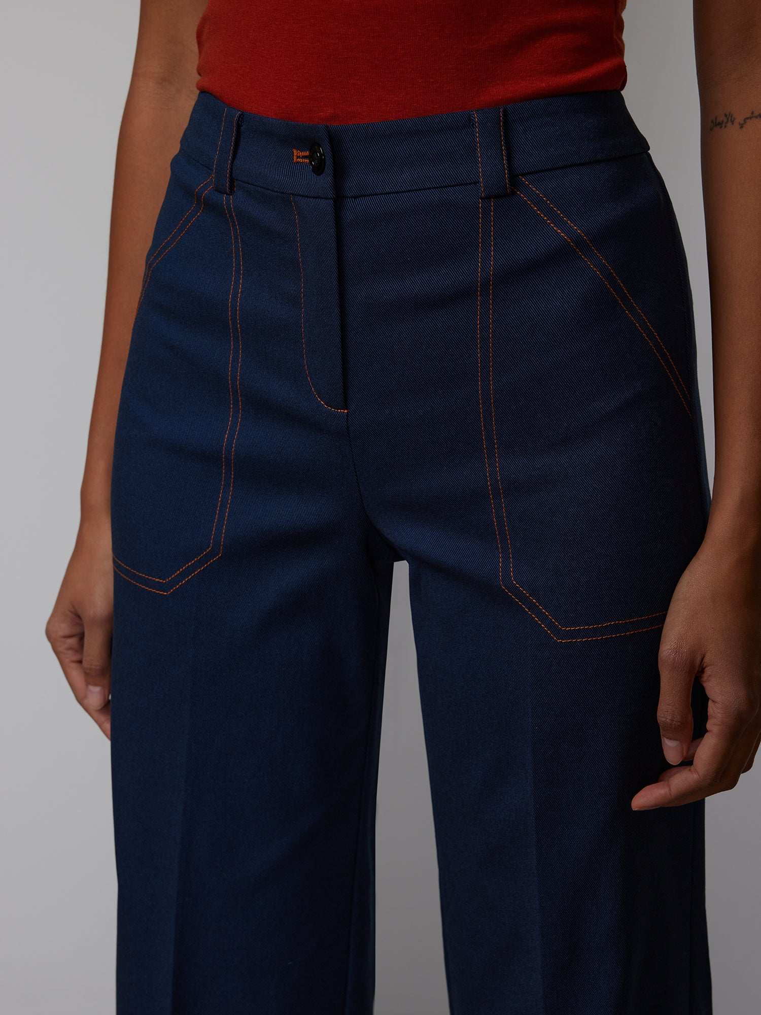 Tall Wide Leg Ankle Pant - Image 4