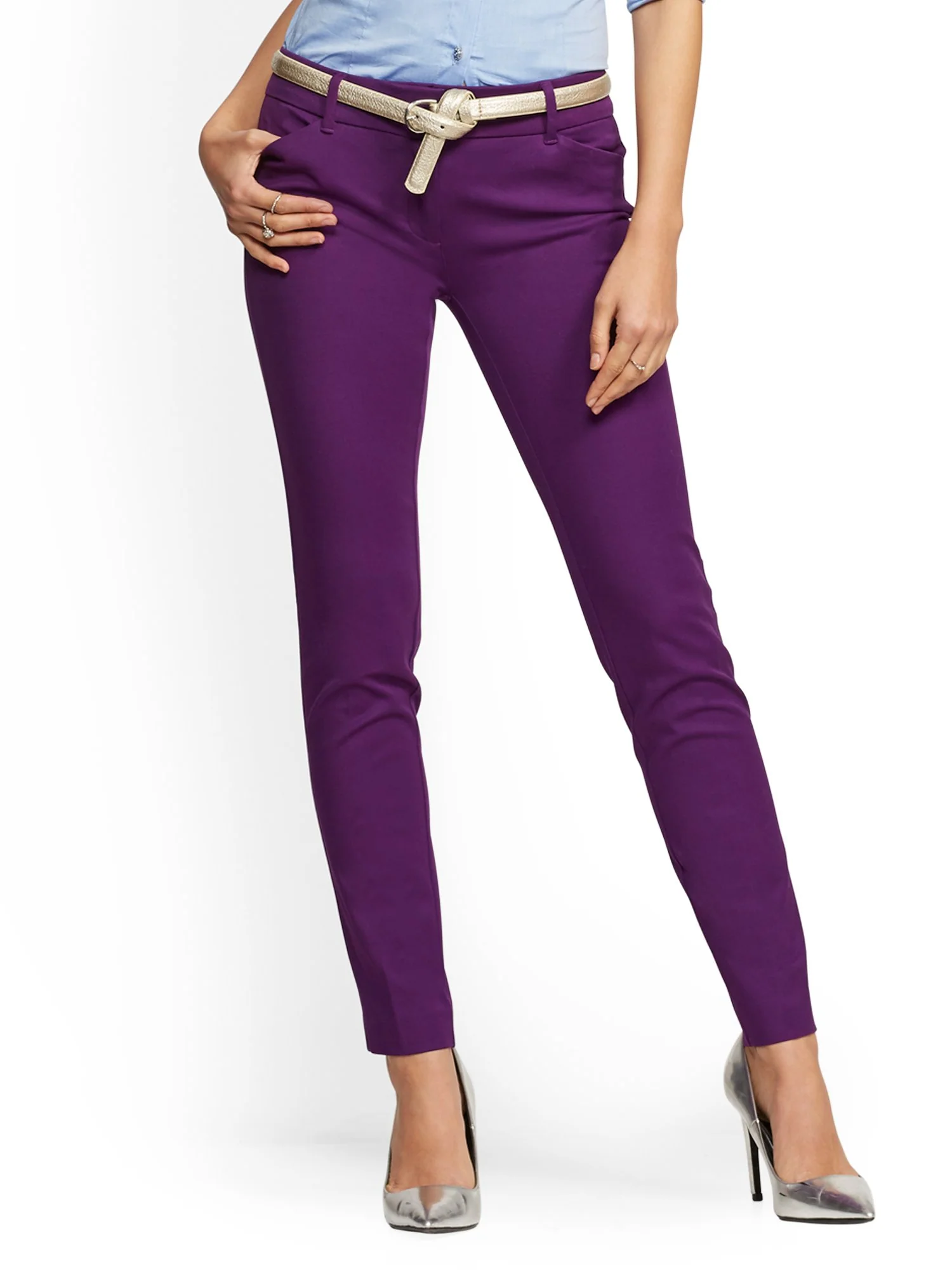 Tall Audrey Slim-Leg Pant - Solid - Image 11