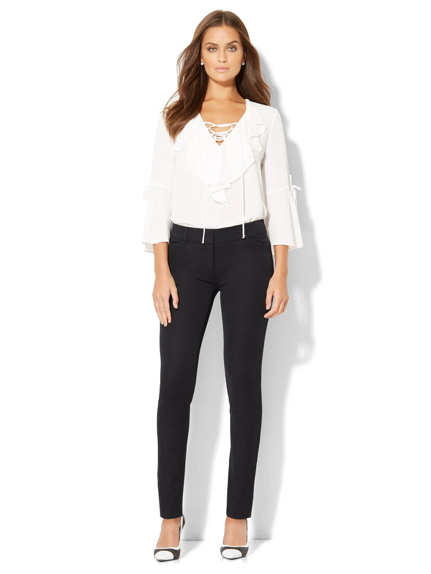 Tall Audrey Slim-Leg Pant - Solid - Image 4