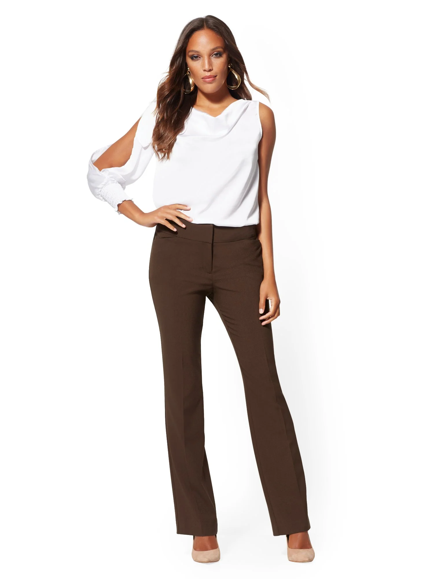 Tall Barely Bootcut Pant - Modern - All-Season Stretch - 7th Avenue - Image 8