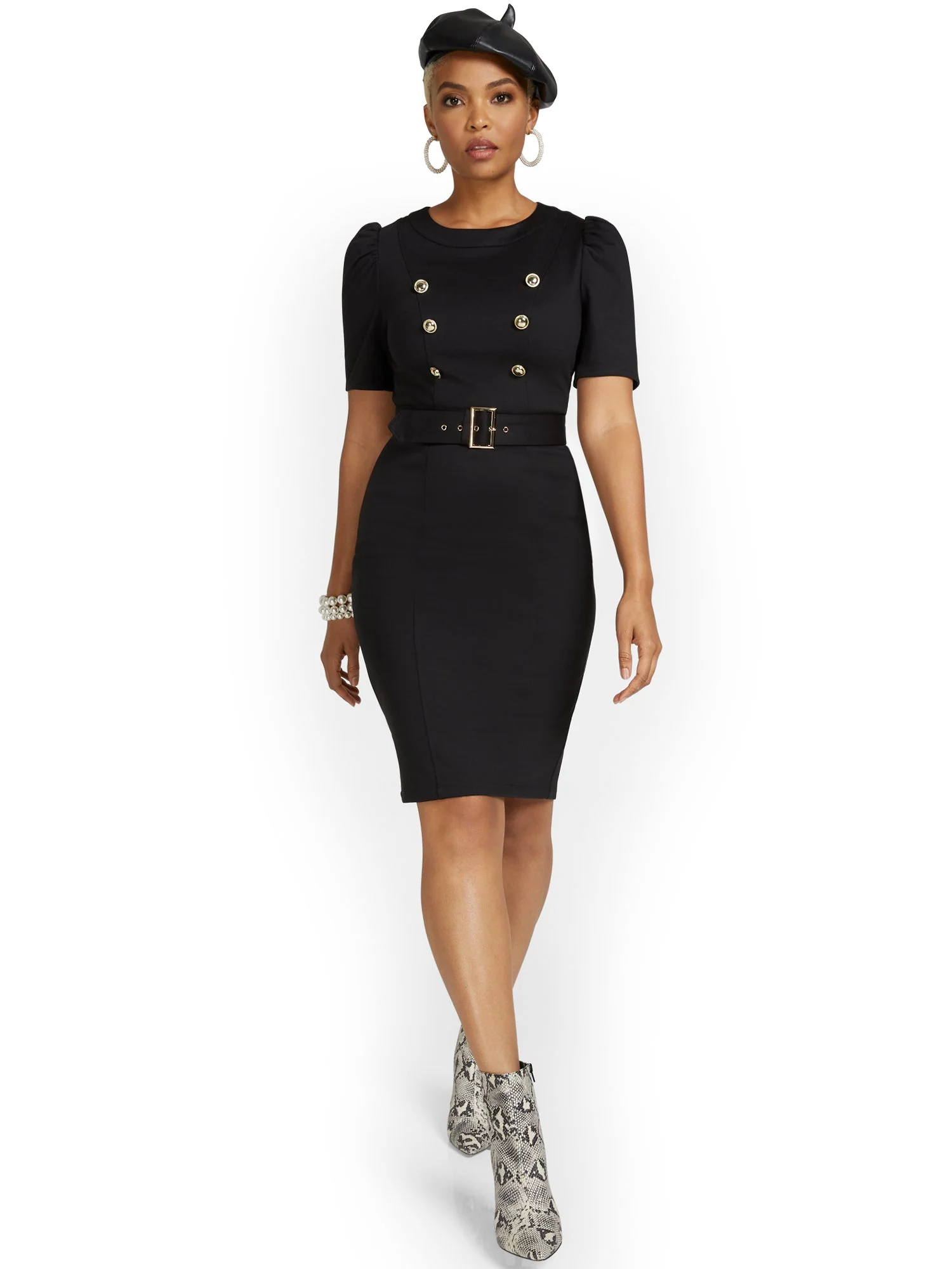 Tall Belted Sheath Dress - Superflex - Image 2