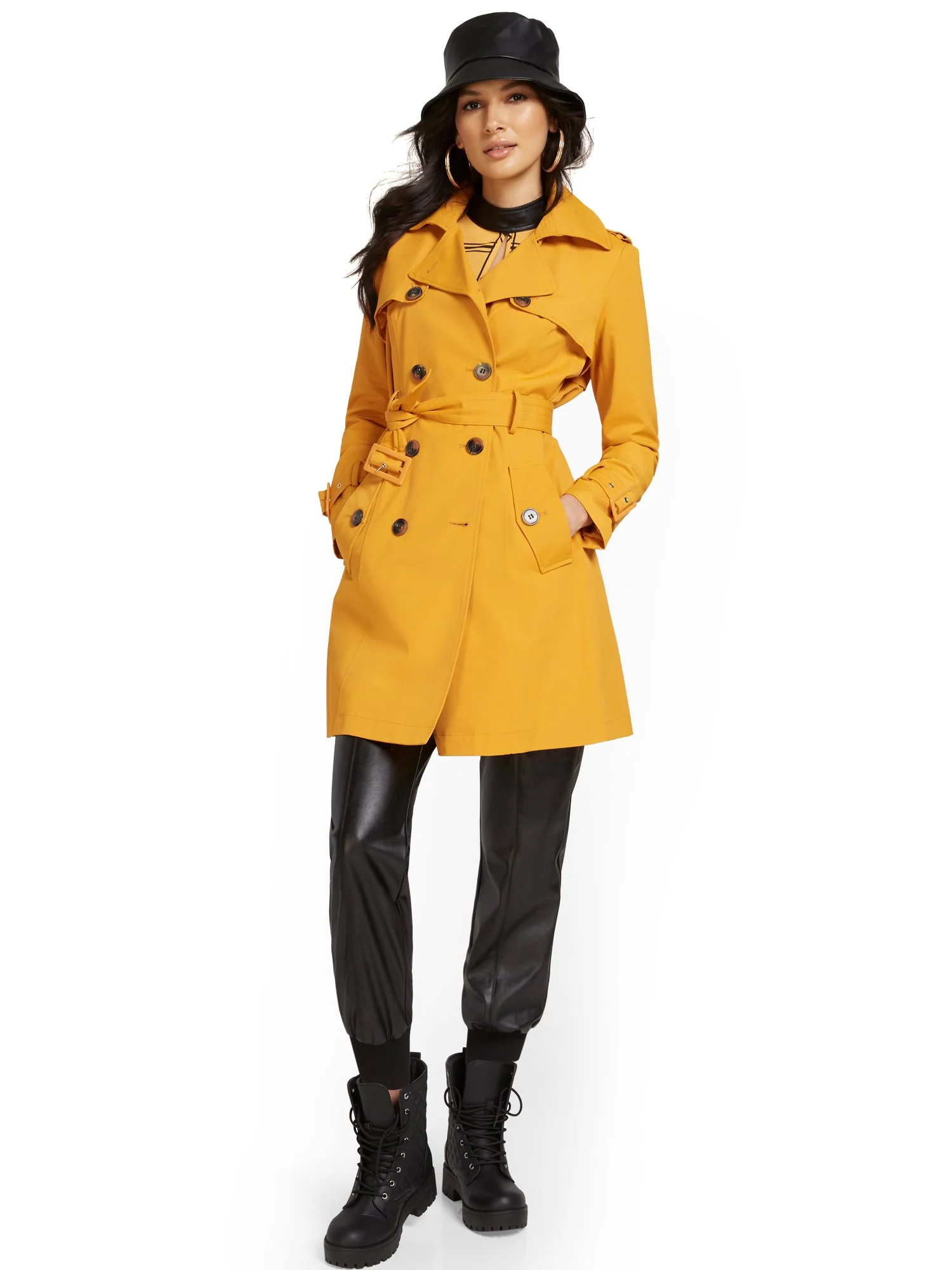 Tall Belted Trenchcoat - City Trench Collection - Image 10