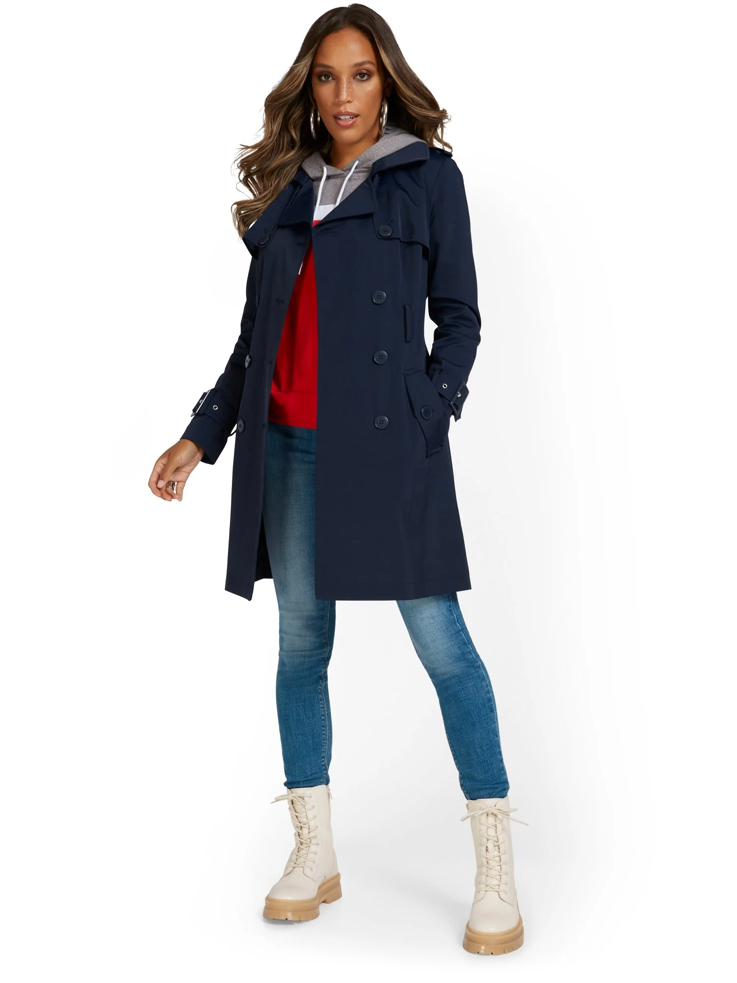 Tall Belted Trenchcoat - City Trench Collection - Image 12
