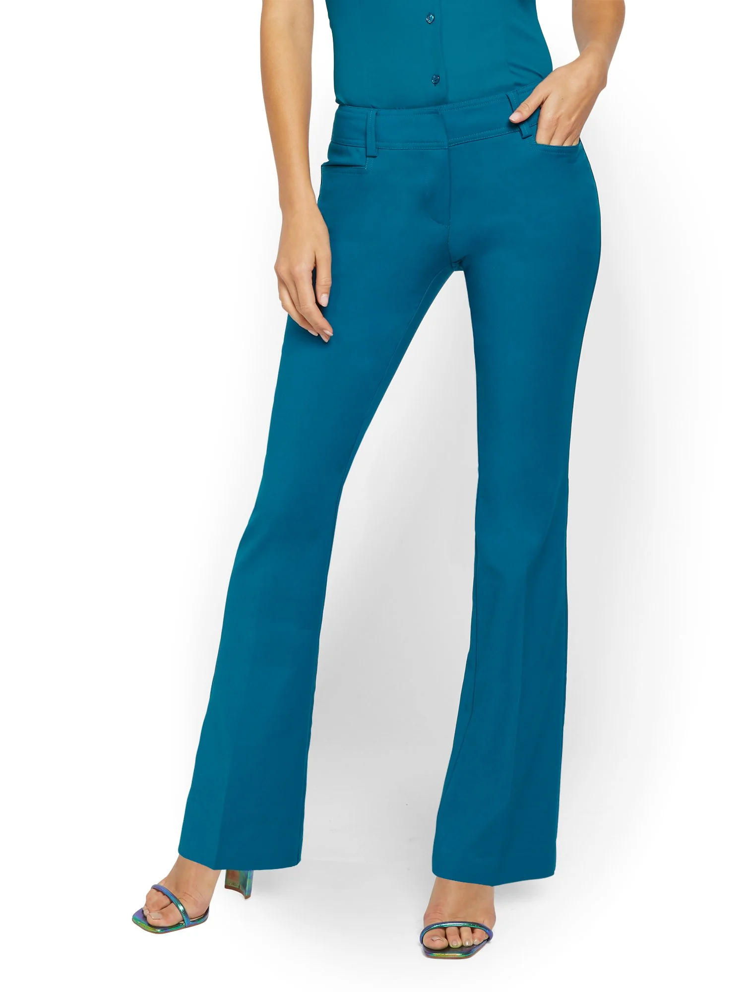 Tall Bootcut Pant - Signature - All-Season Stretch - 7th Avenue - Image 10