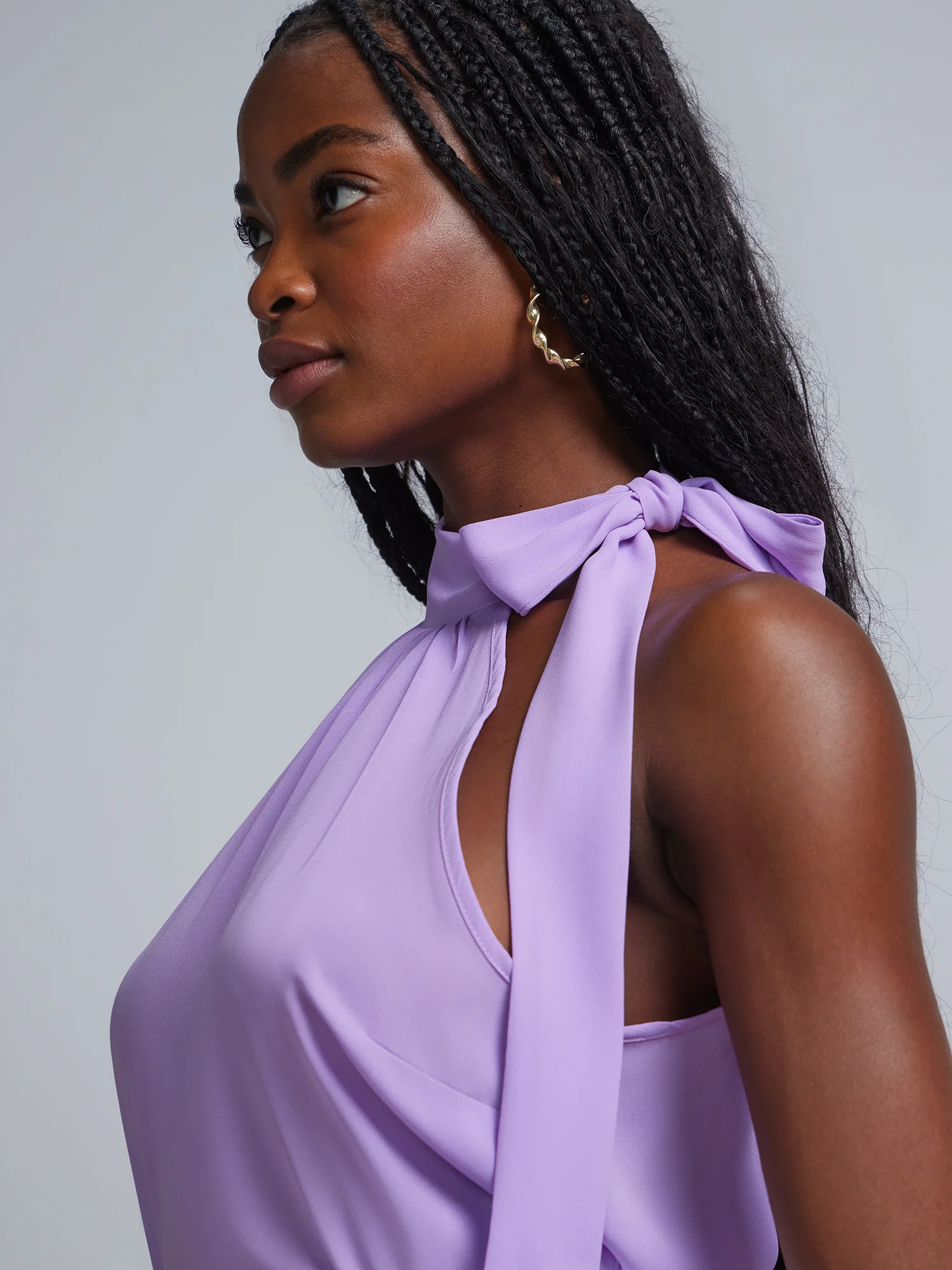 Tall Bow-Neck Halterneck Blouse - Image 19