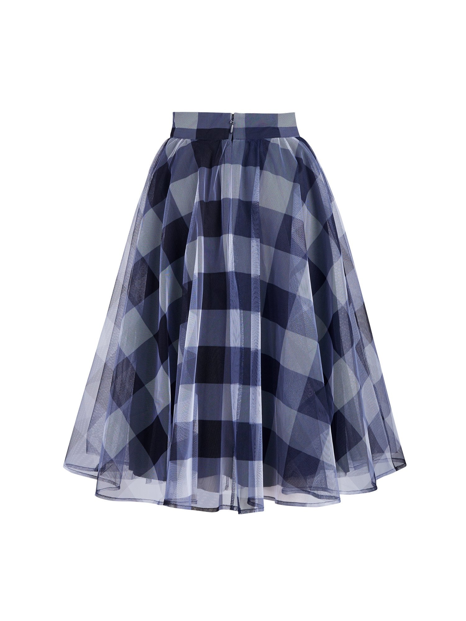 Tall Gingham Tulle Skirt - 7th Avenue - Image 3
