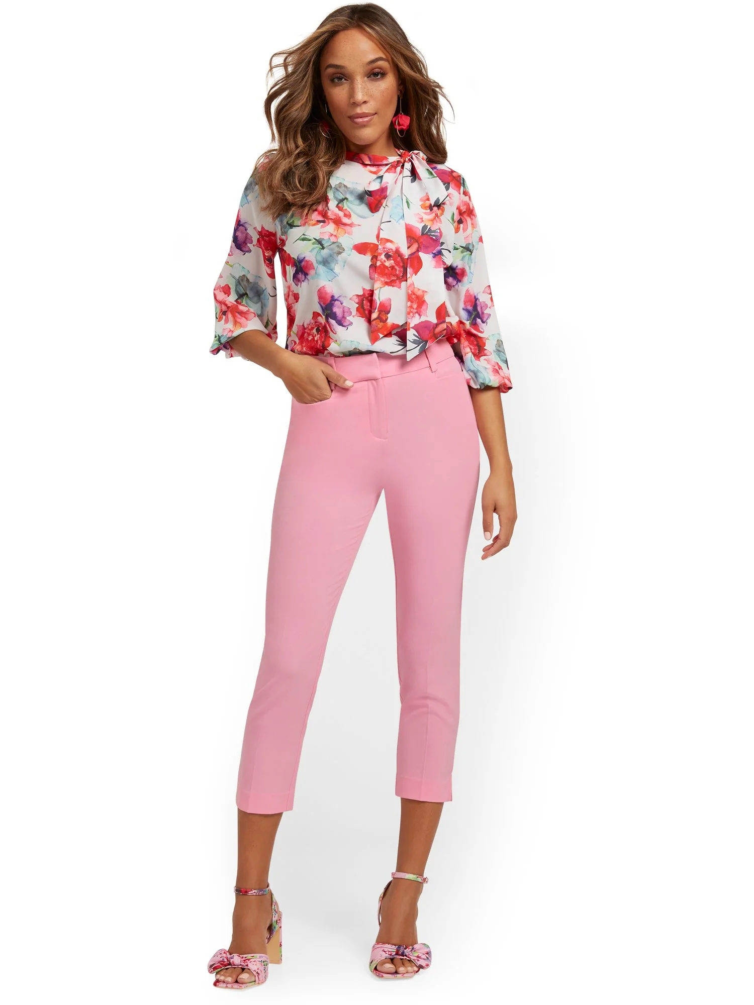 Tall High-Waisted Capri Pant - Essential Stretch - Image 24
