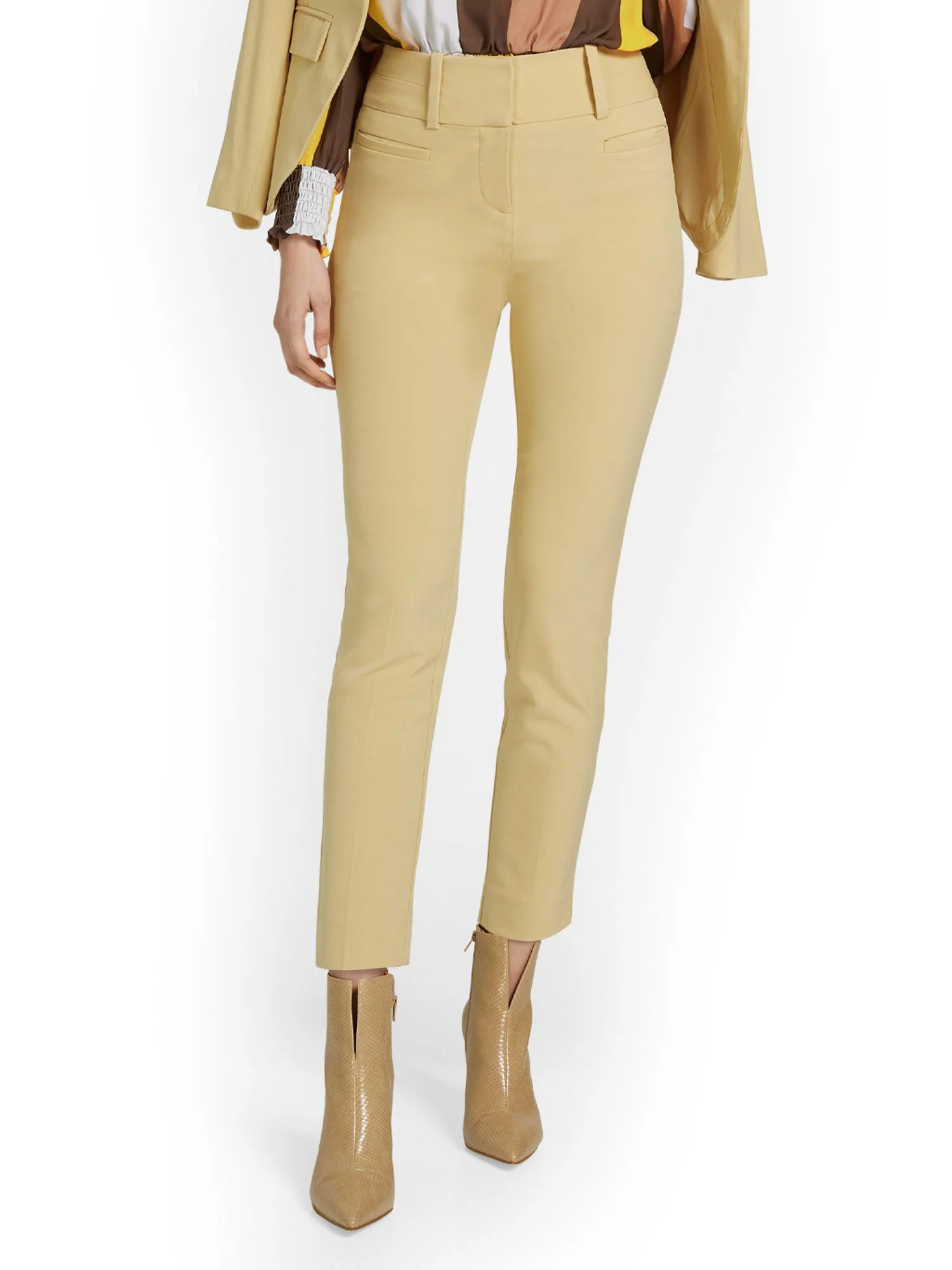 Tall High-Waisted Modern Fit Ankle Pant - Essential Stretch - Image 11