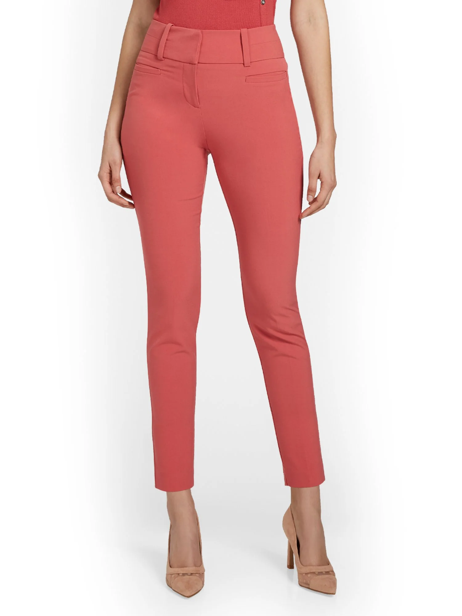 Tall High-Waisted Modern Fit Ankle Pant - Essential Stretch - Image 26