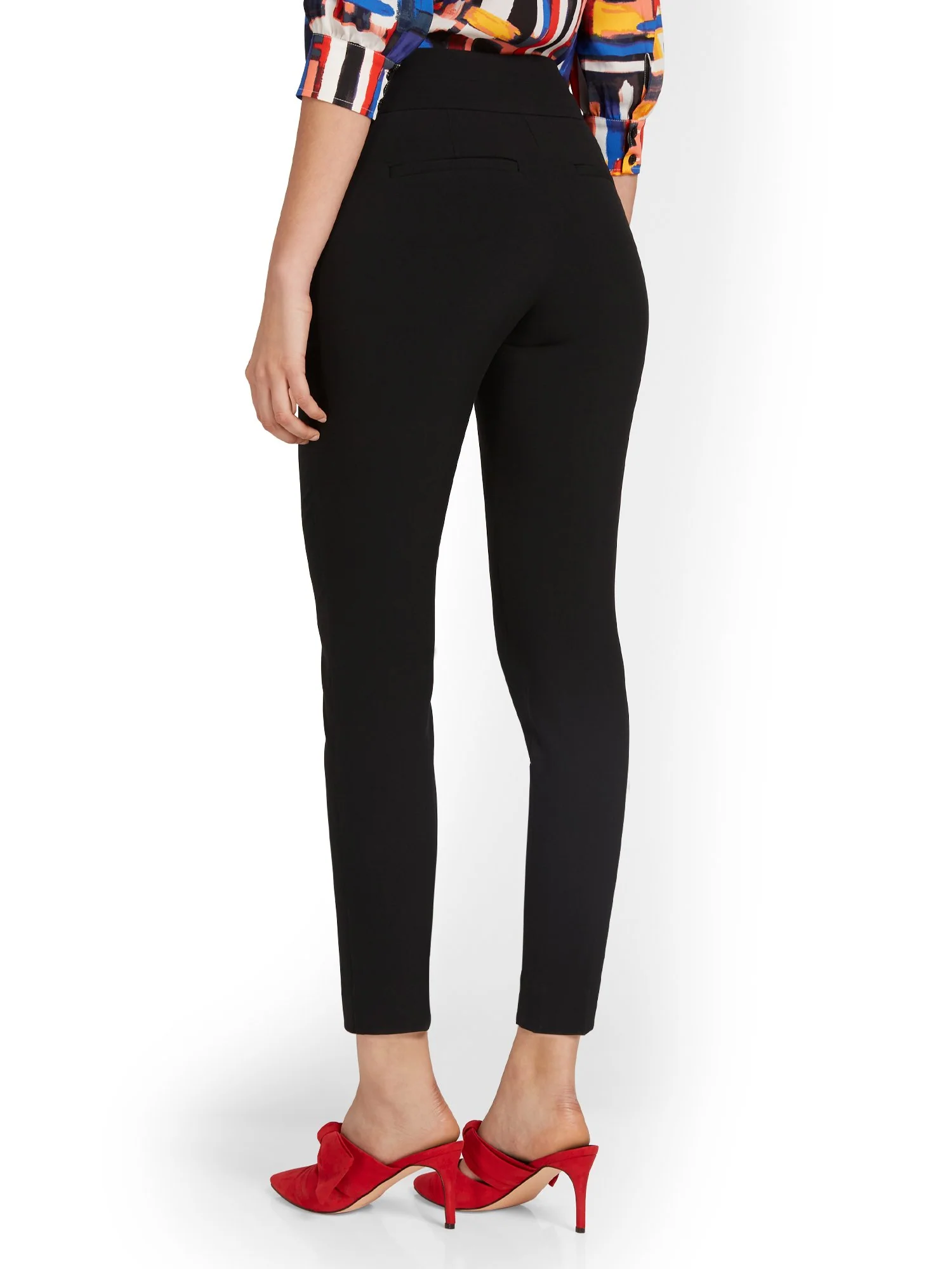 Tall High-Waisted Modern Fit Ankle Pant - Essential Stretch - Image 3