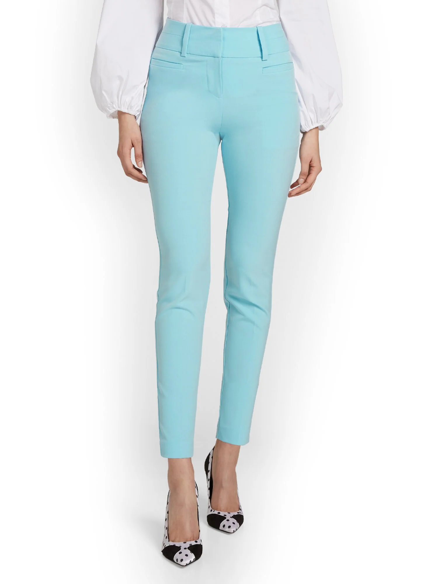 Tall High-Waisted Modern Fit Ankle Pant - Essential Stretch - Image 30
