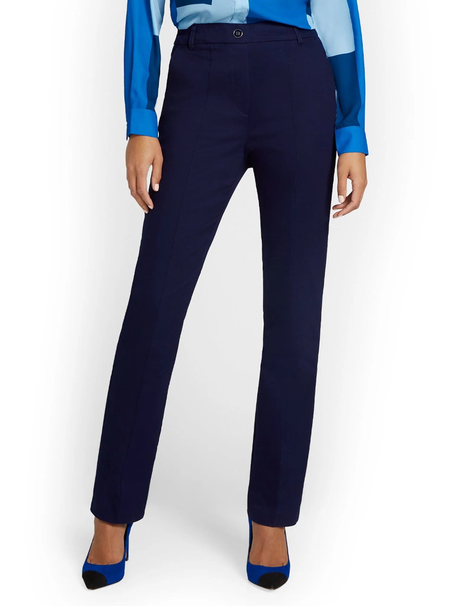 Tall High-Waisted Straight-Leg Pant - NY&Chic Collection - Image 6