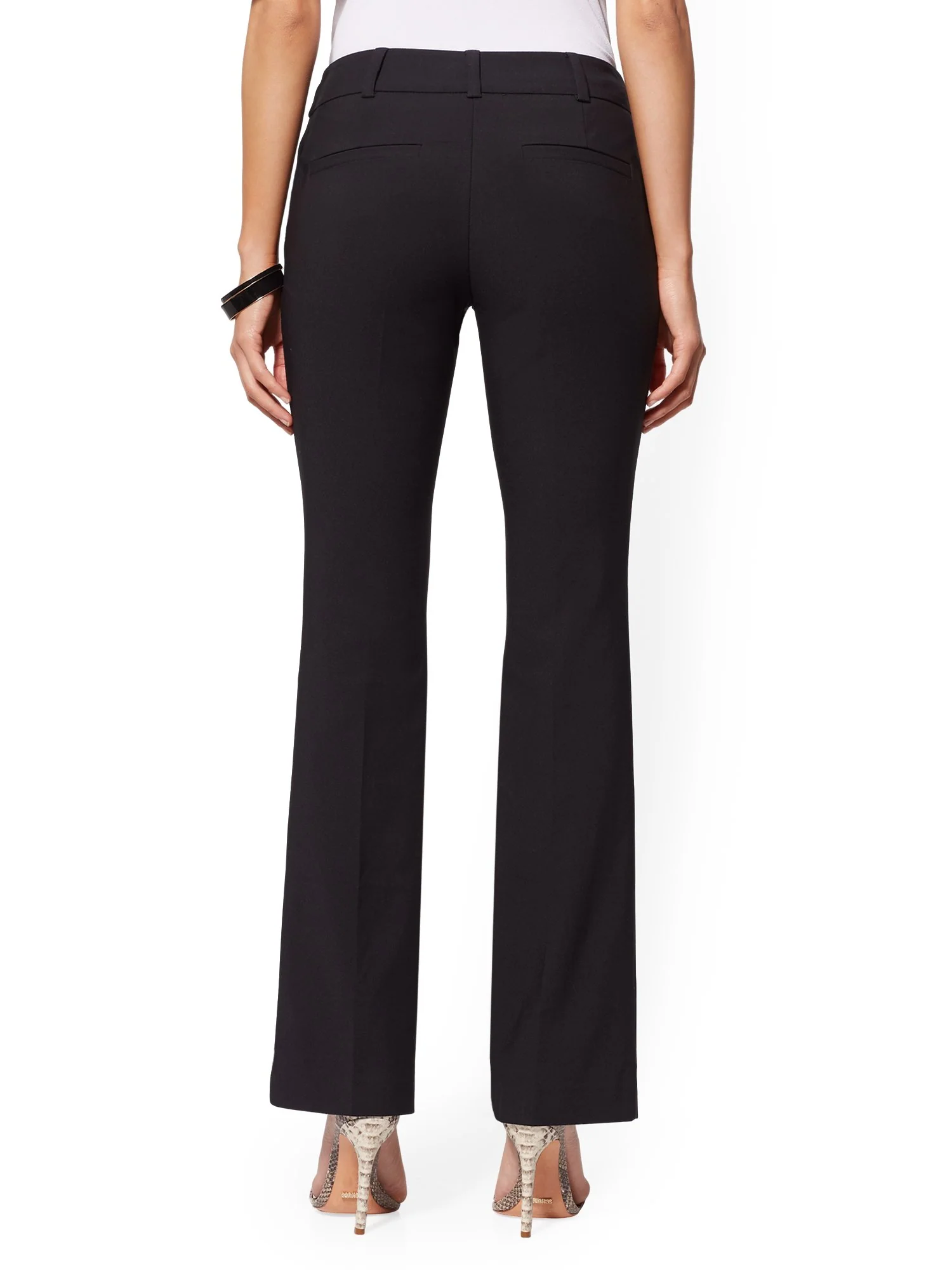 Tall Horsebit-Accent Bootcut Pant - Modern - All-Season Stretch - 7th Avenue - Image 3