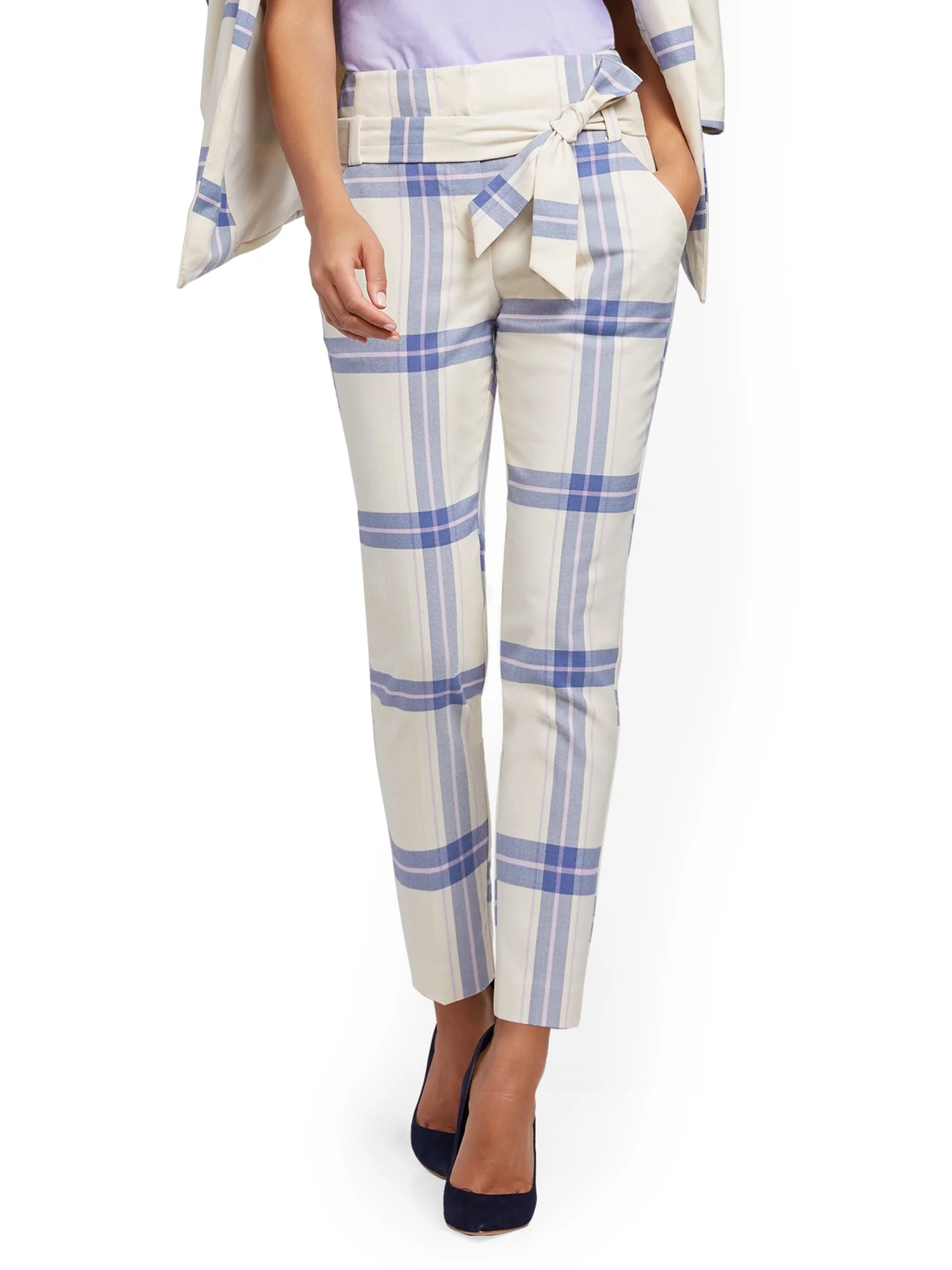 Tall Madie Pant - Plaid