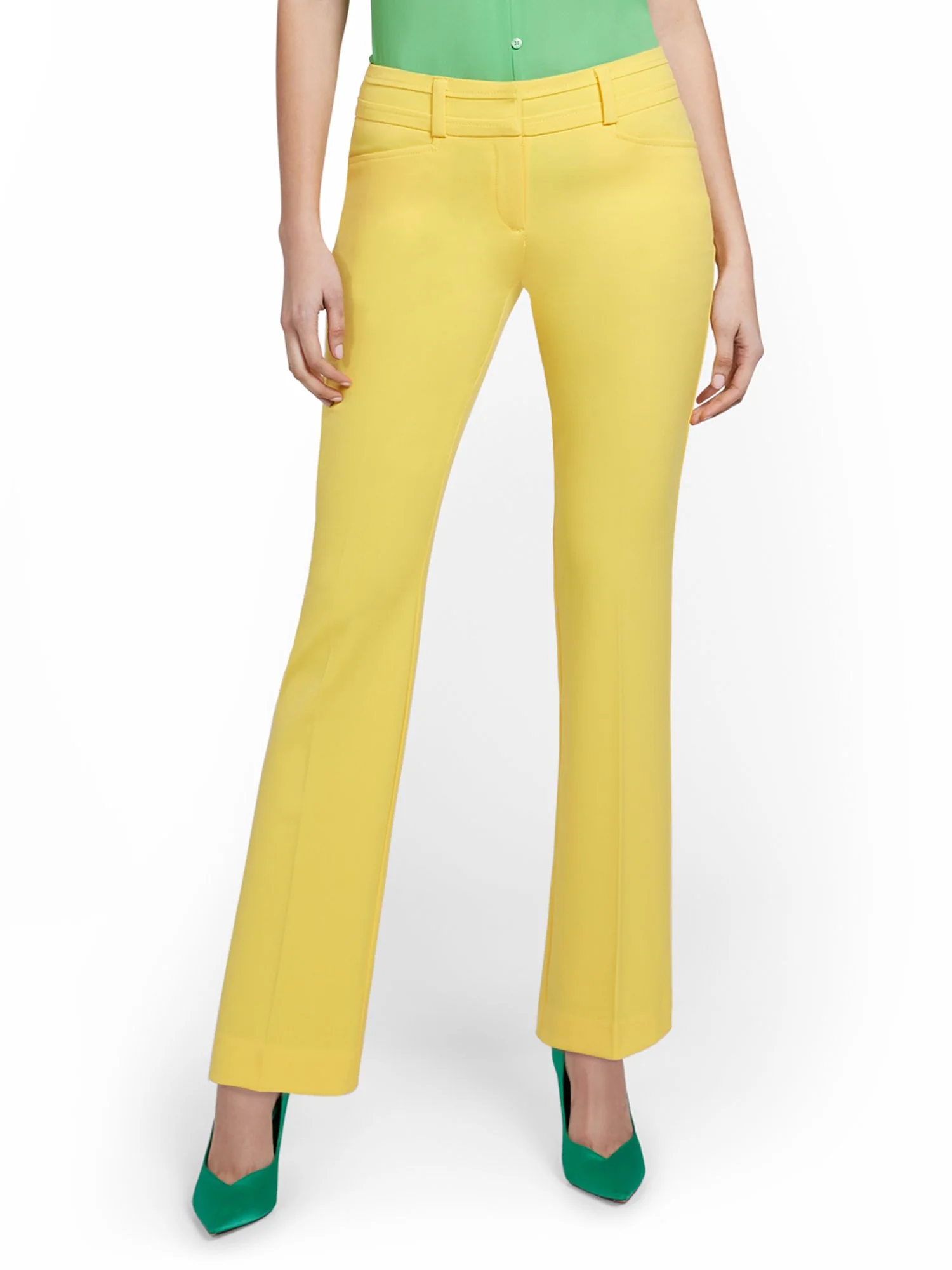 Tall Mid-Rise Modern Fit Barely Bootcut Pant - Essential Stretch - Image 10