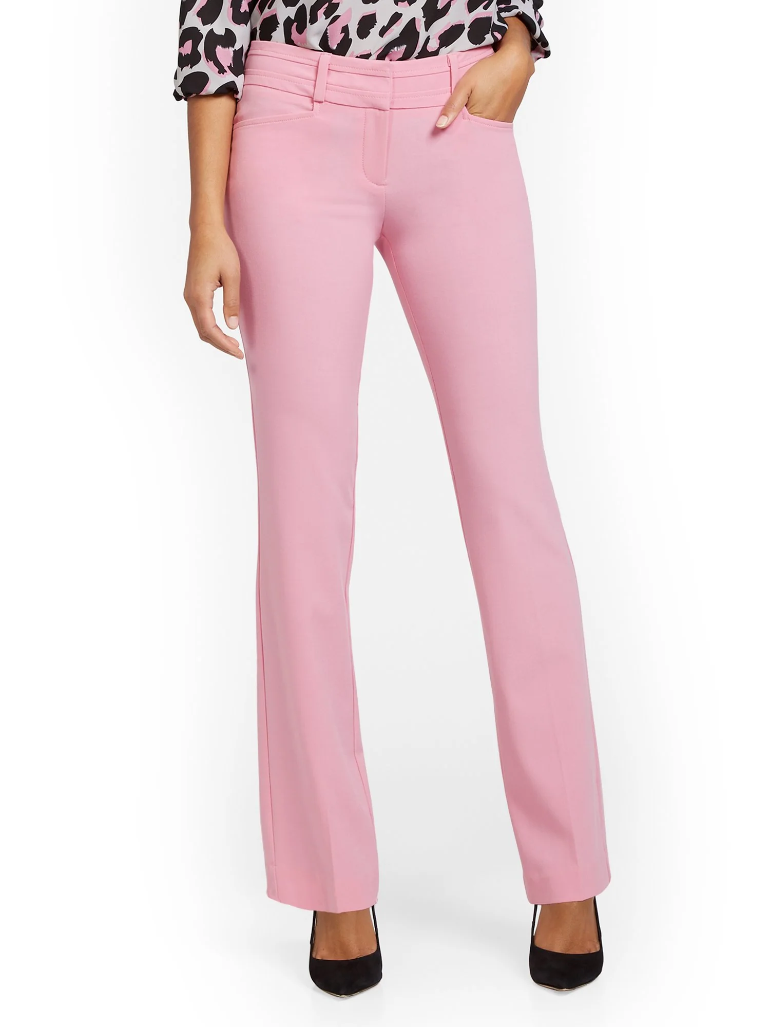 Tall Mid-Rise Modern Fit Barely Bootcut Pant - Essential Stretch - Image 14