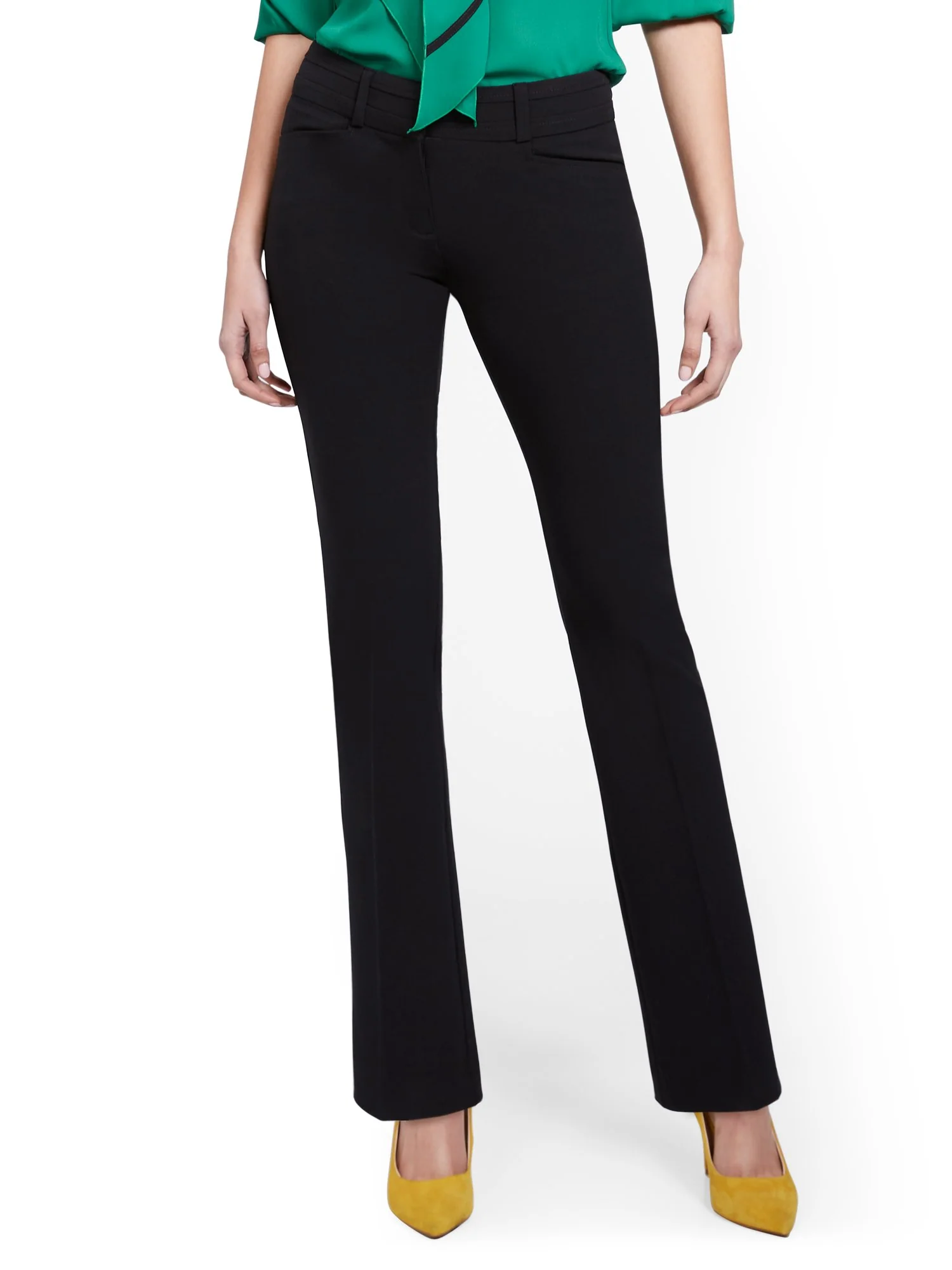 Tall Mid-Rise Modern Fit Barely Bootcut Pant - Essential Stretch - Image 2