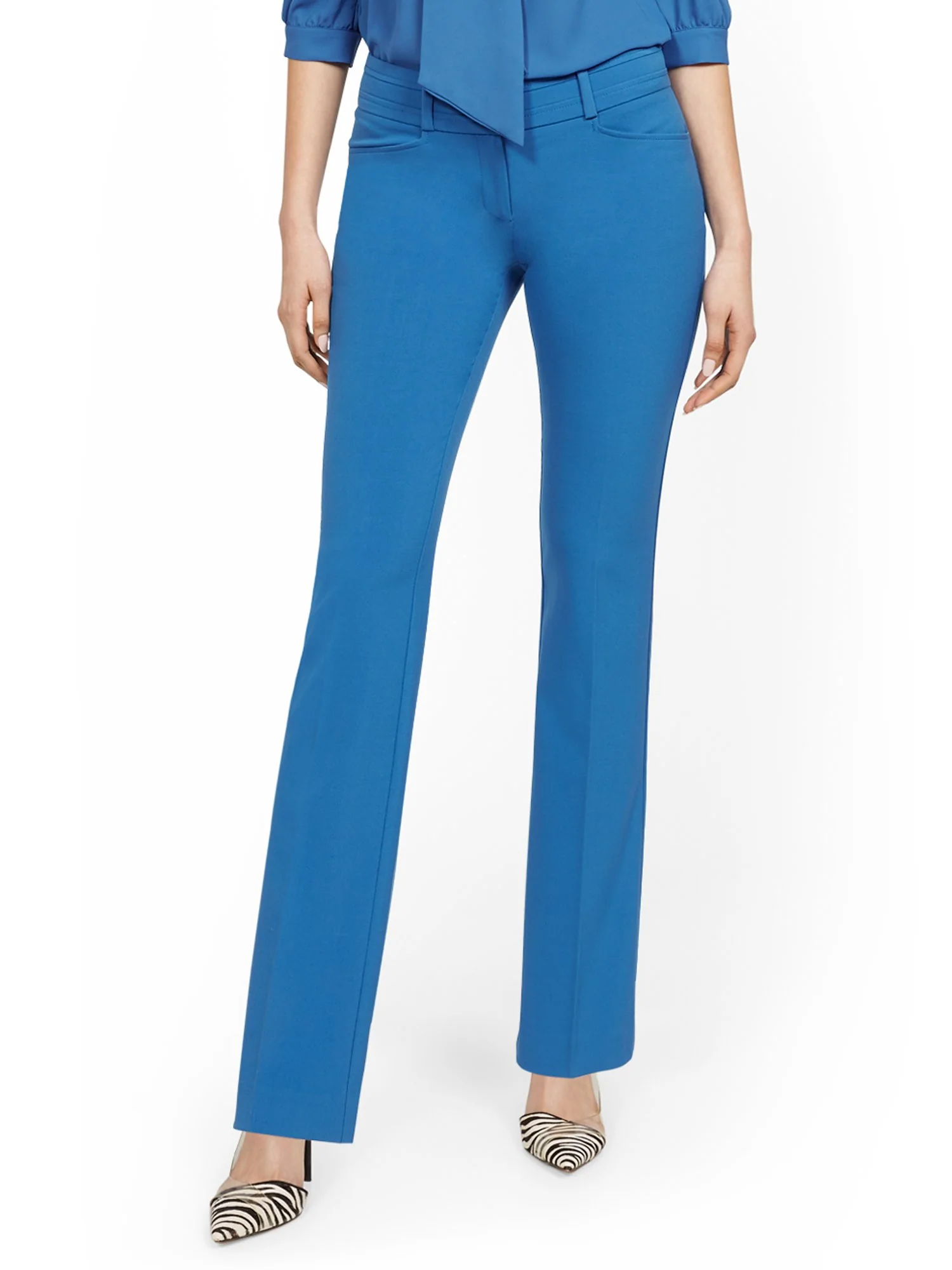 Tall Mid-Rise Modern Fit Barely Bootcut Pant - Essential Stretch - Image 26