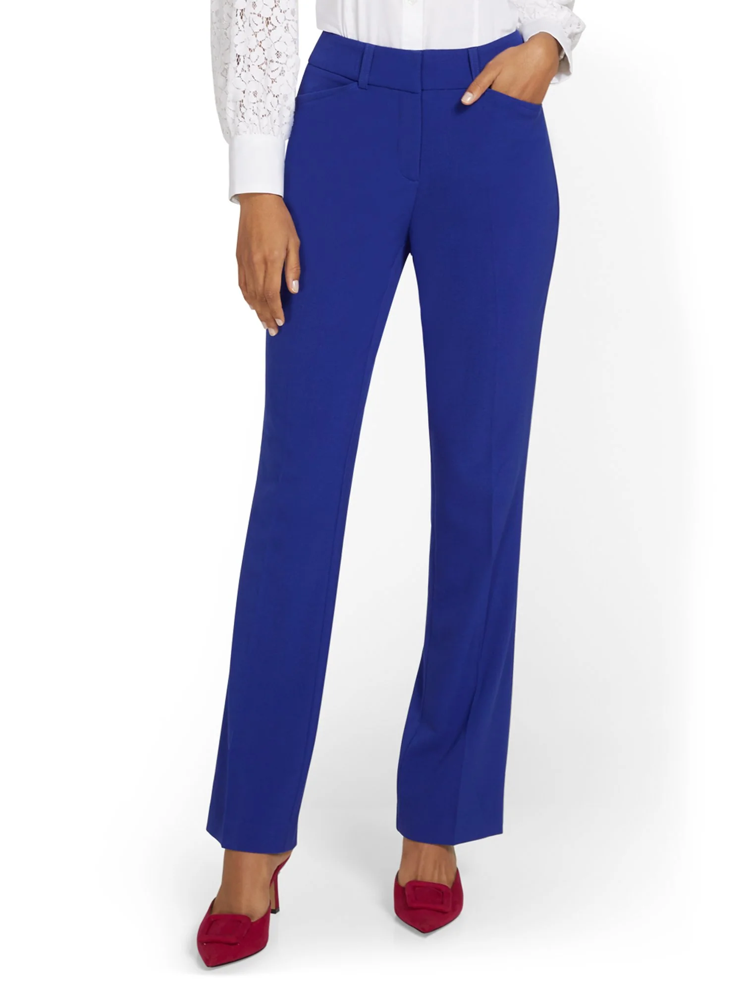Tall Mid-Rise Modern Fit Bootcut Pant - Essential Stretch - Image 26