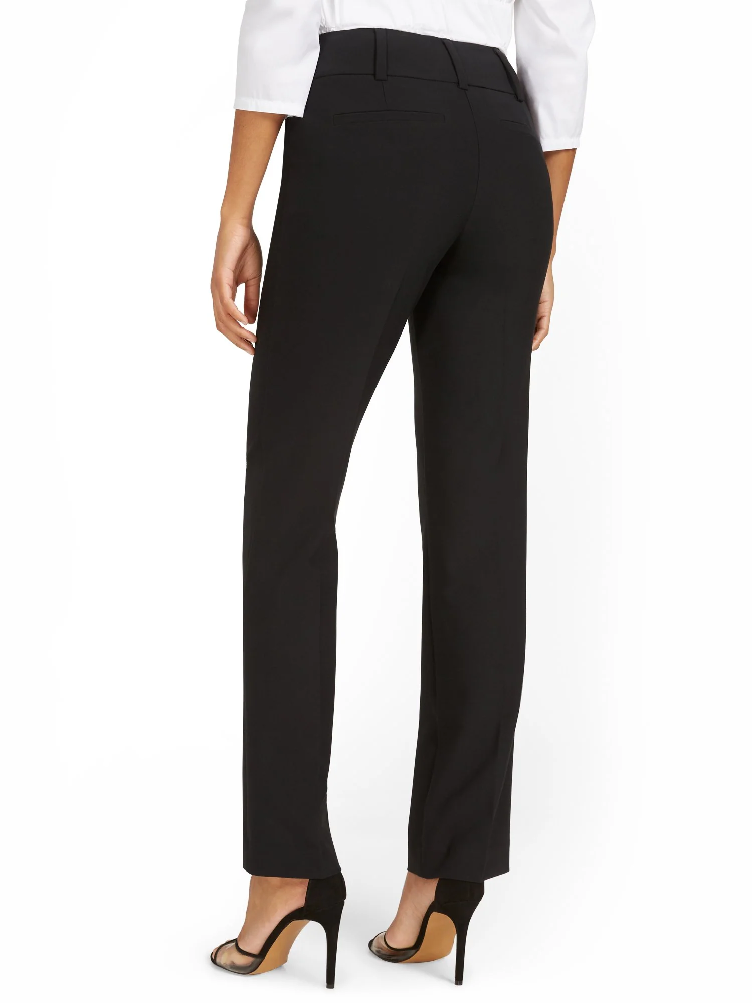 Tall Mid-Rise Straight-Leg Pant - Essential Stretch - 7th Avenue - Image 3