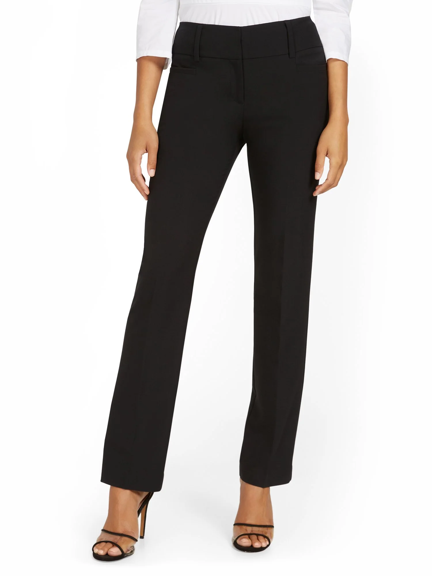 Tall Mid-Rise Straight-Leg Pant - Essential Stretch - 7th Avenue - Image 5