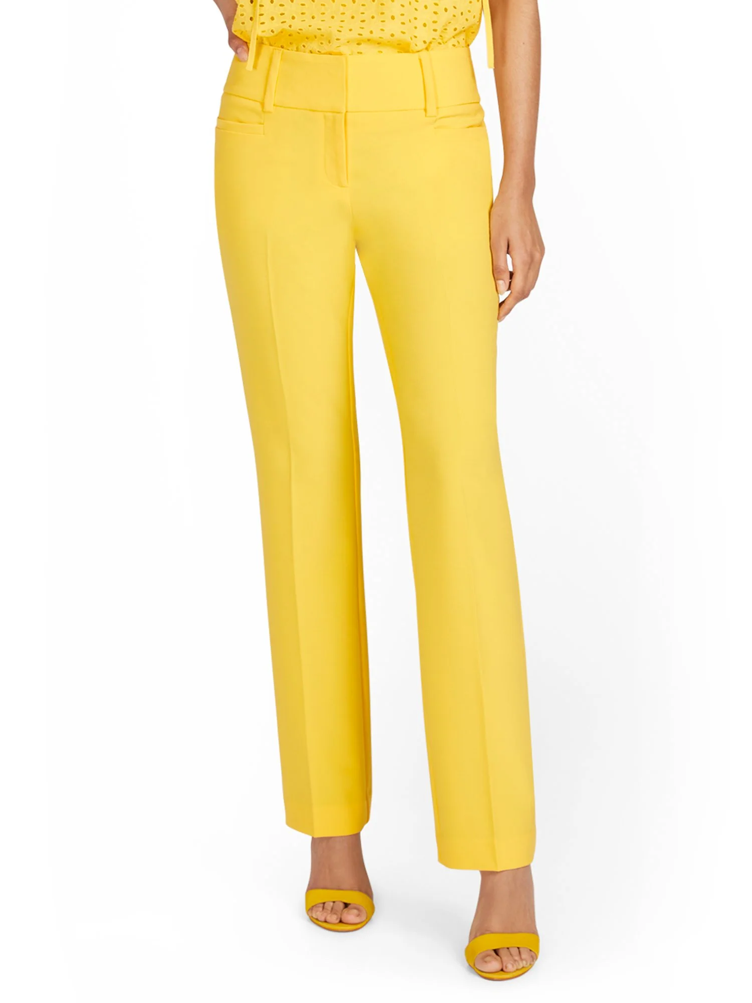 Tall Mid-Rise Straight-Leg Pant - Essential Stretch - 7th Avenue - Image 7
