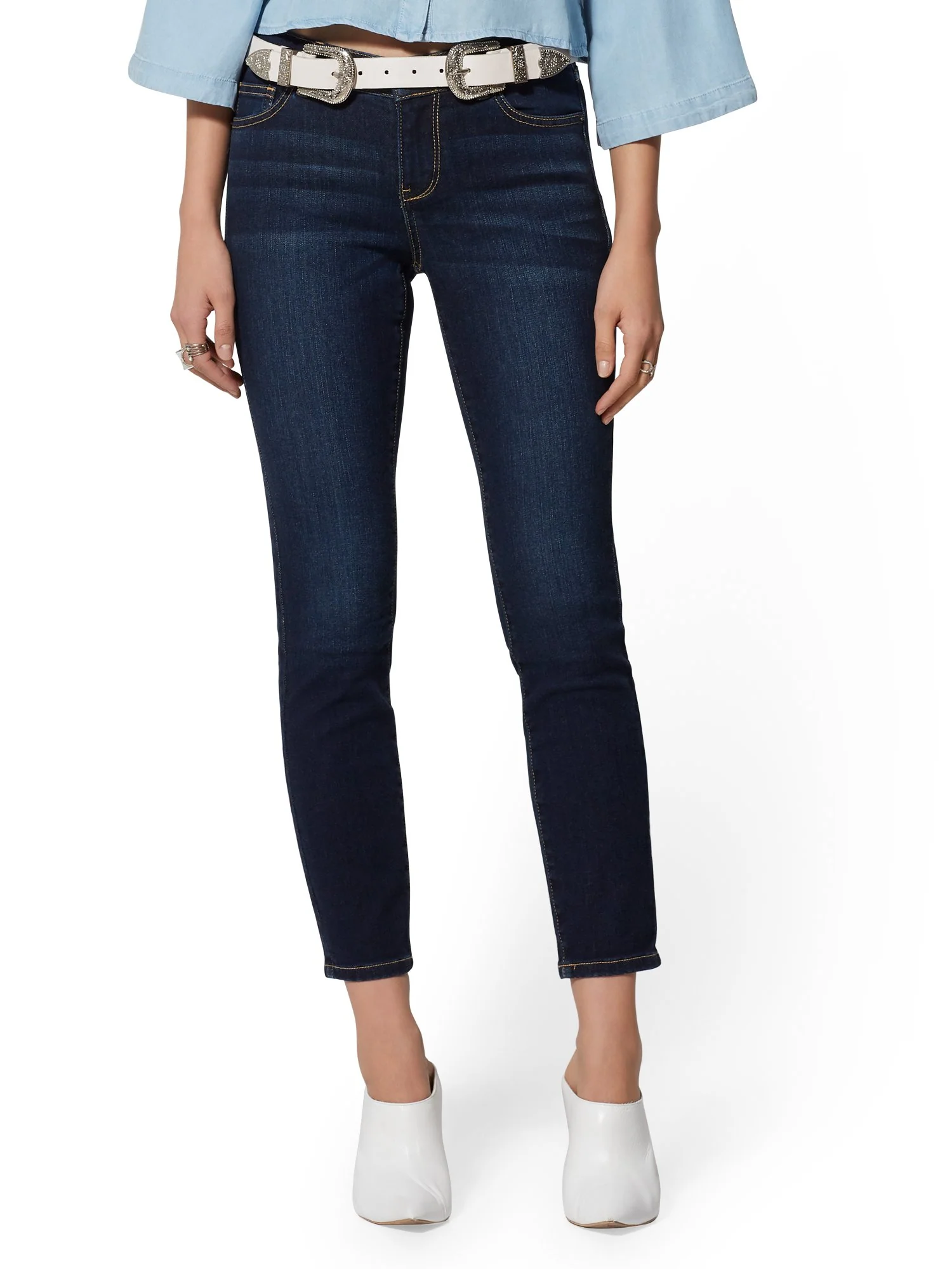Tall Mid-Rise Super-Skinny Ankle - Northern Blue - Image 2