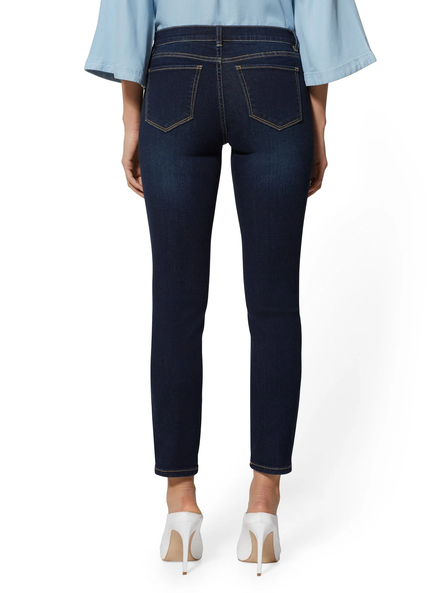 Tall Mid-Rise Super-Skinny Ankle - Northern Blue - Image 3