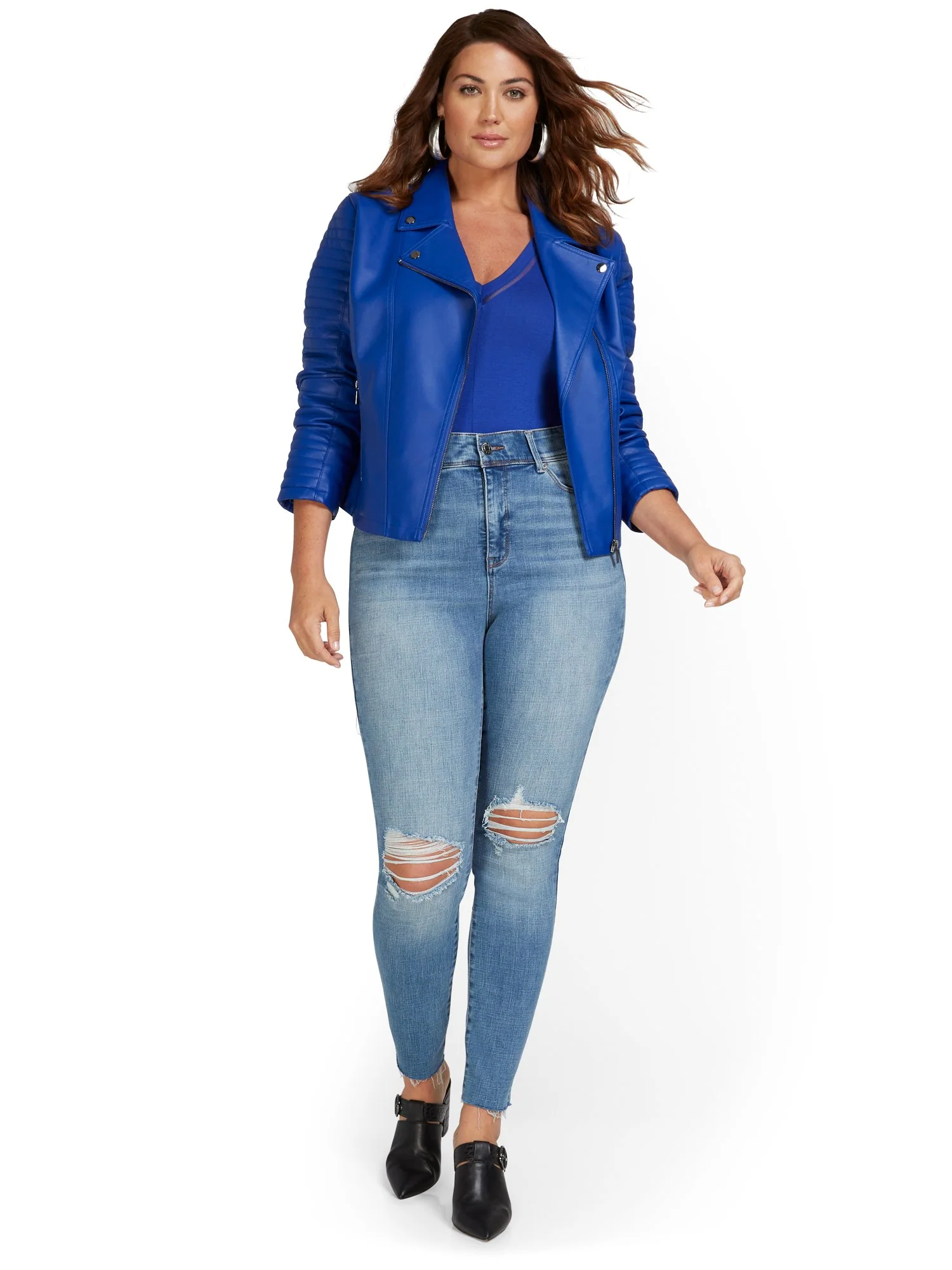 Tall Mya Curvy Ultra High-Waisted Super-Skinny Boost Jeans - Lindsay Wash - Image 2