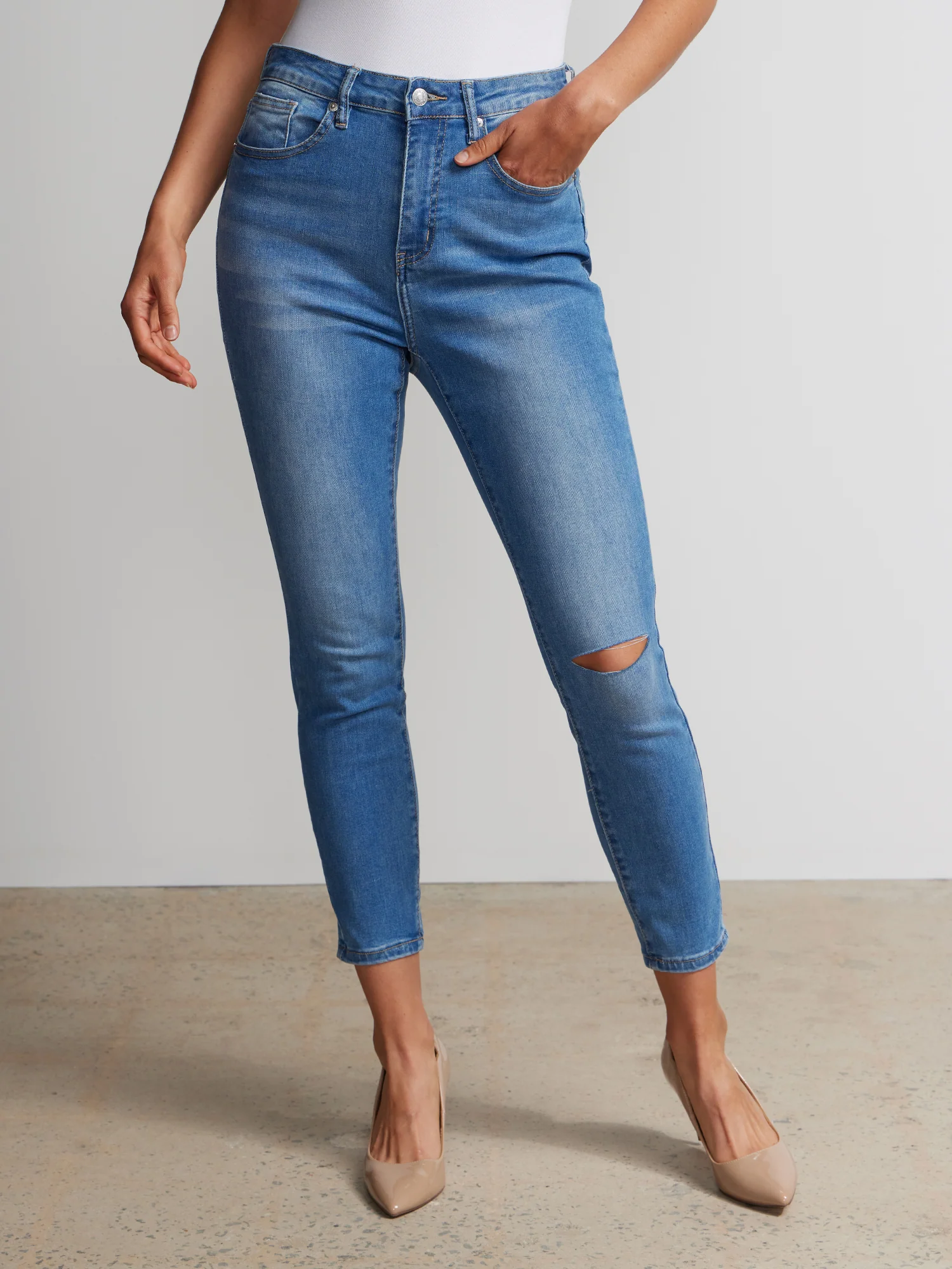 Tall Perfect Fit High Rise Ankle Skinny Jeans