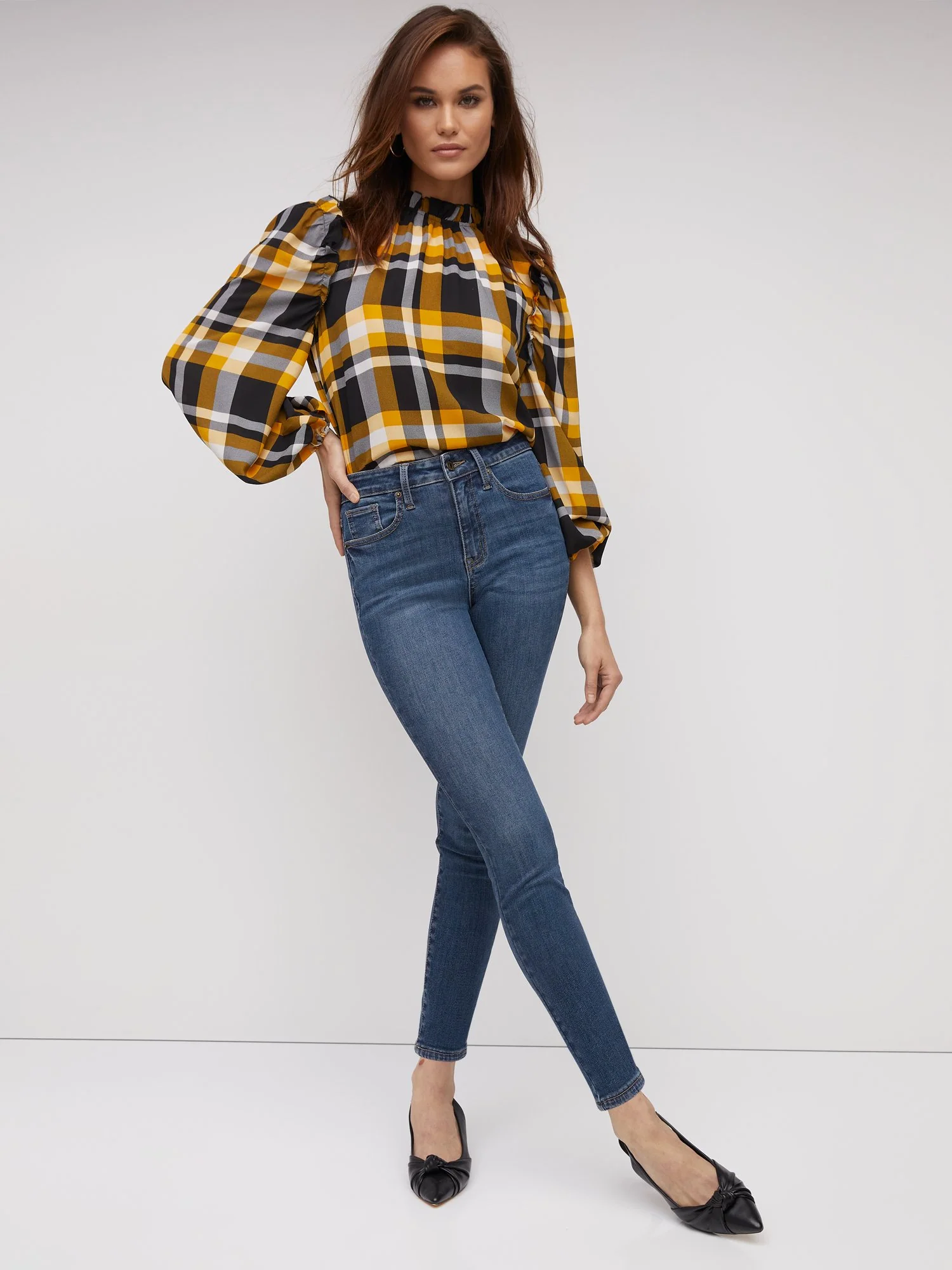 Tall Perfect Fit High-Waisted Super-Skinny Jeans - Medium Wash
