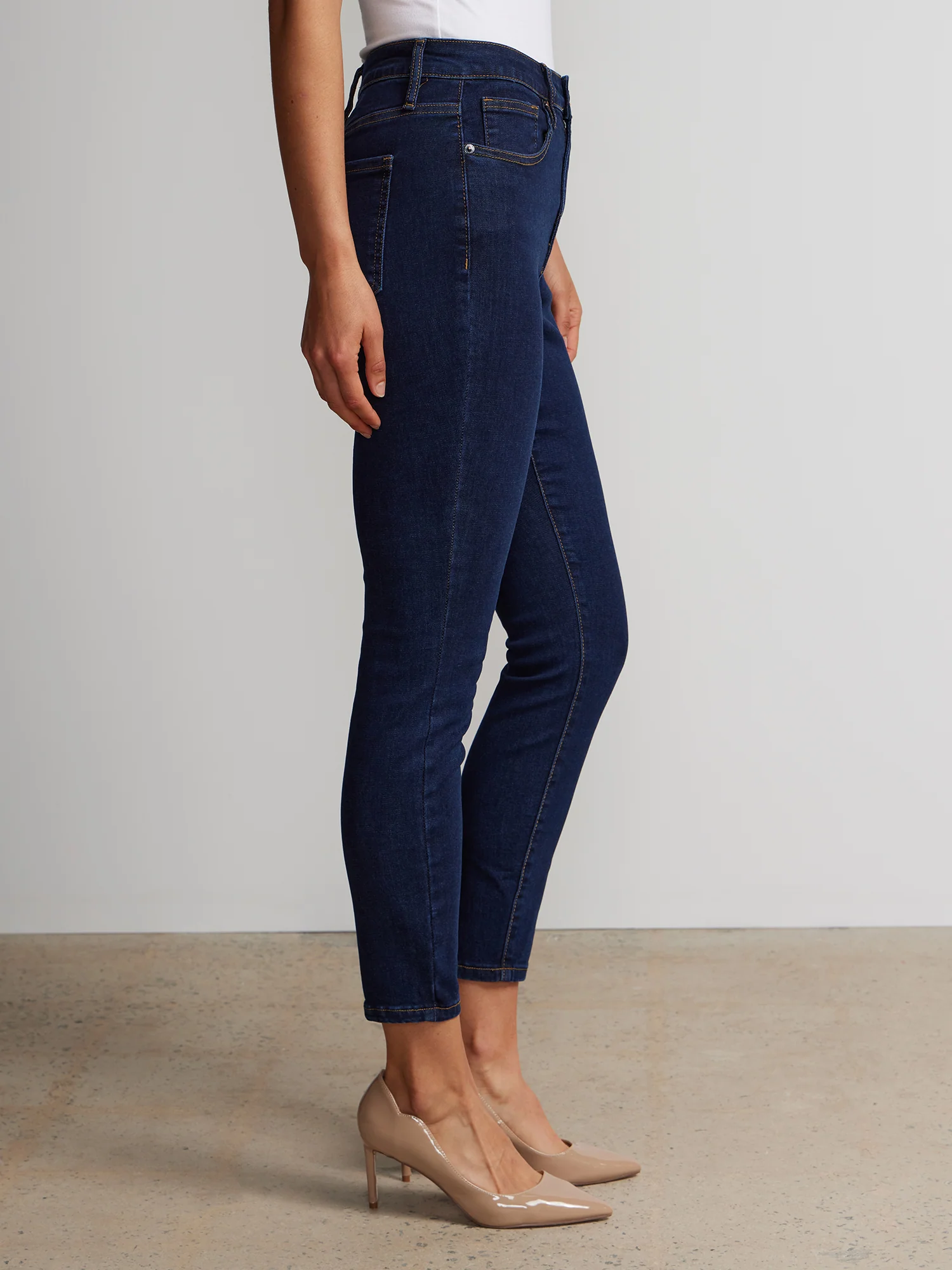 Tall Perfect Fit Mid Rise Ankle Skinny Jeans - Image 2
