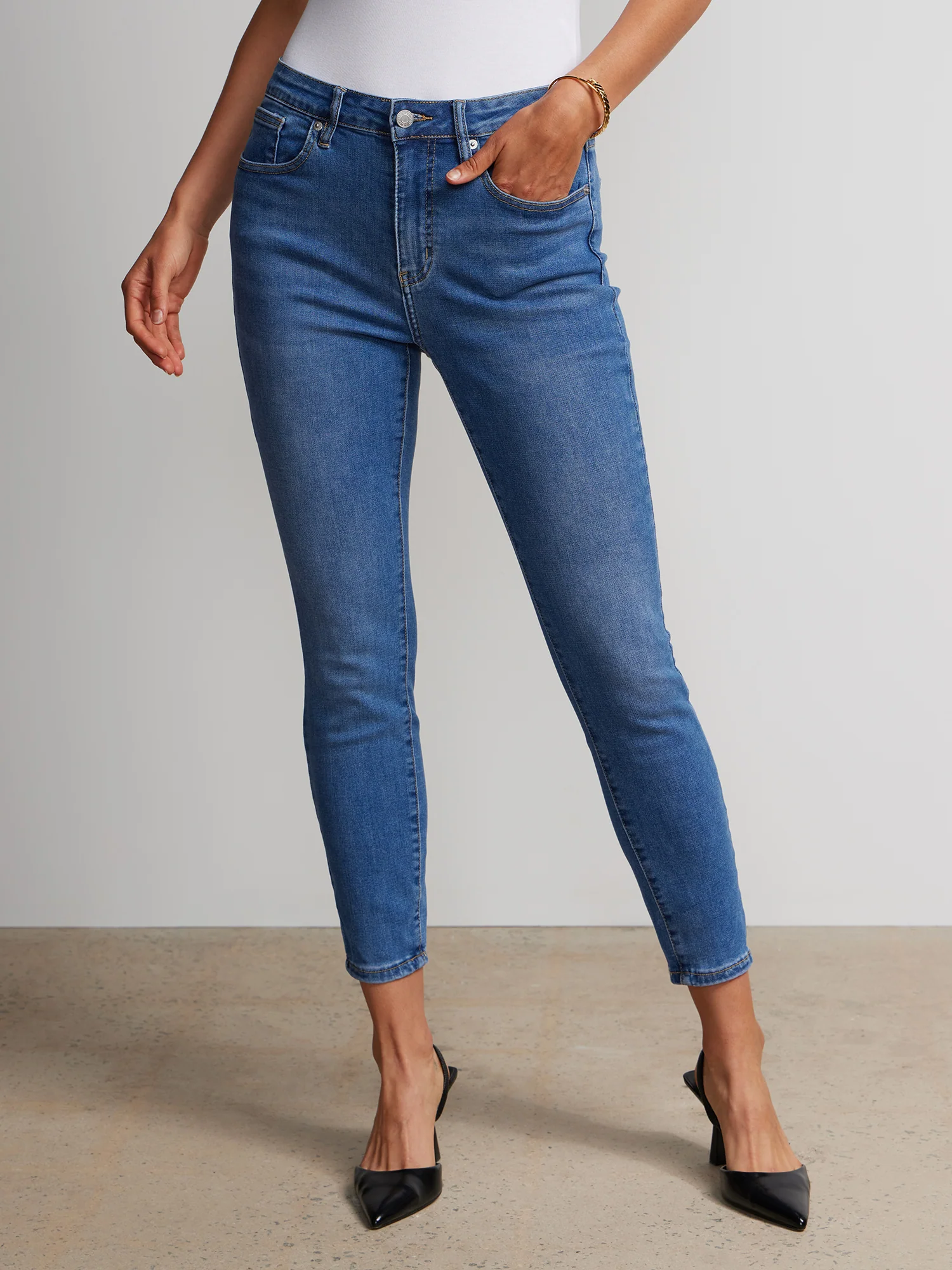 Tall Perfect Fit Mid Rise Ankle Skinny Jeans