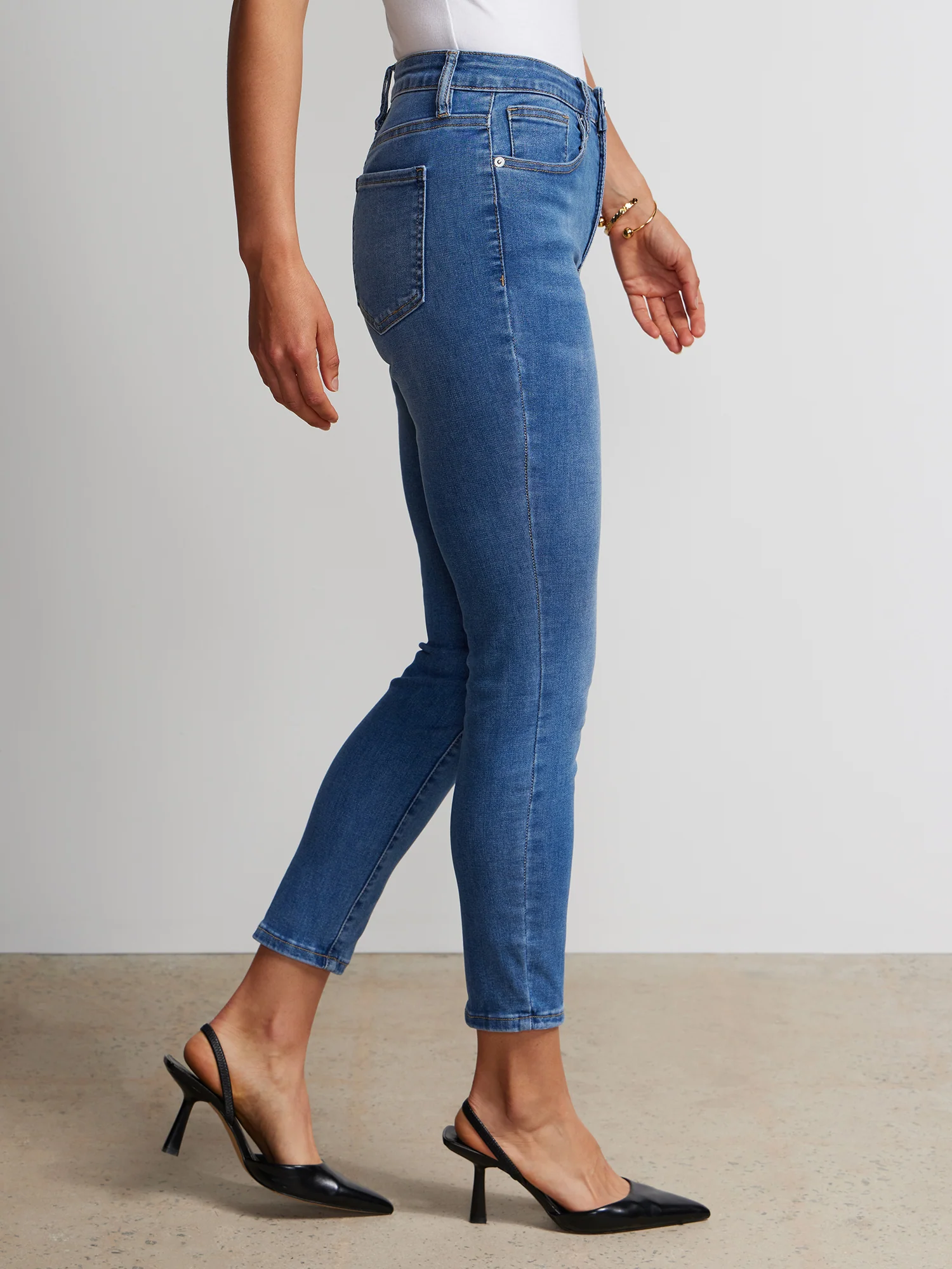 Tall Perfect Fit Mid Rise Ankle Skinny Jeans - Image 2