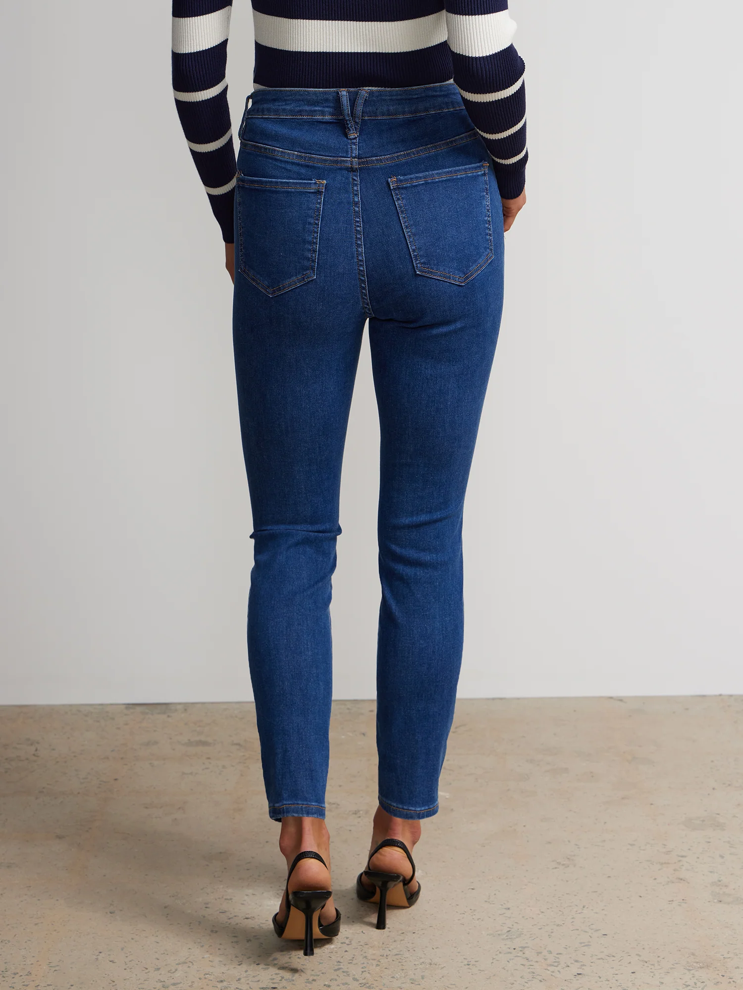 Tall Perfect Fit Mid Rise Skinny Ankle Jeans - Image 3