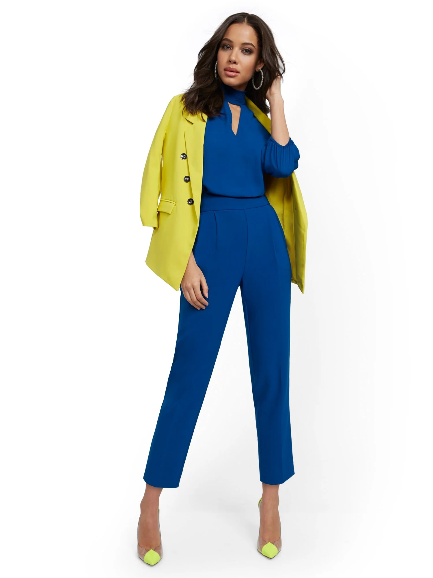 Tall Pleated-Front Pant - 7th Avenue - Image 4