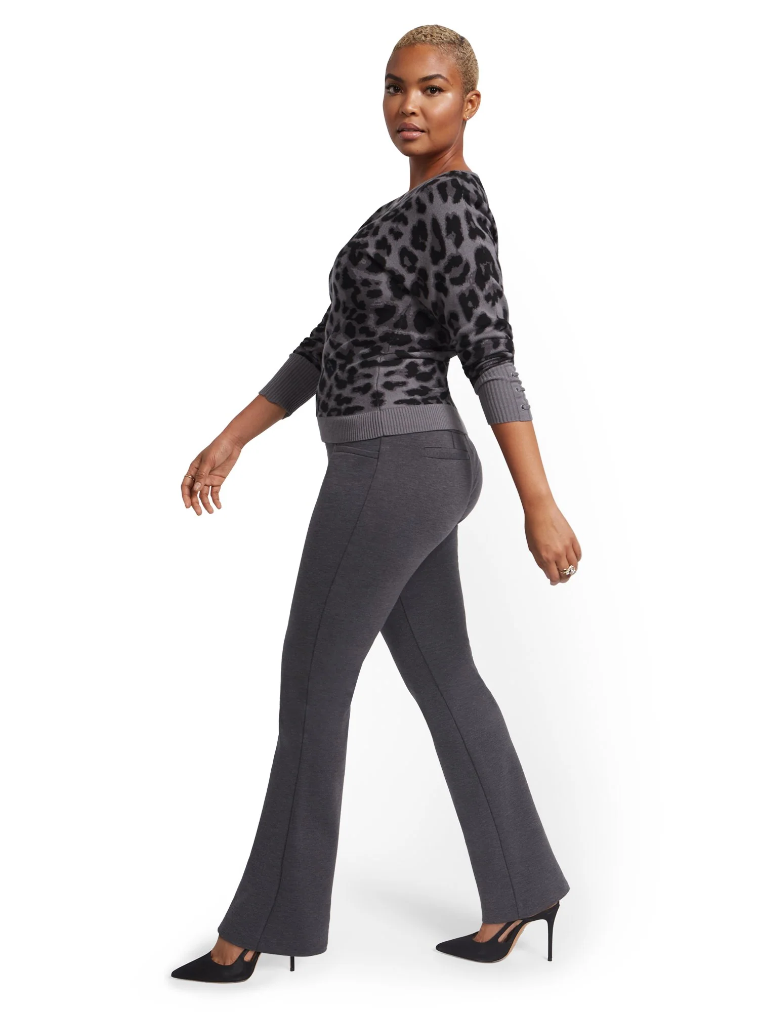 Tall Pull-On Bootcut Ponte Pant - Superflex - Image 4