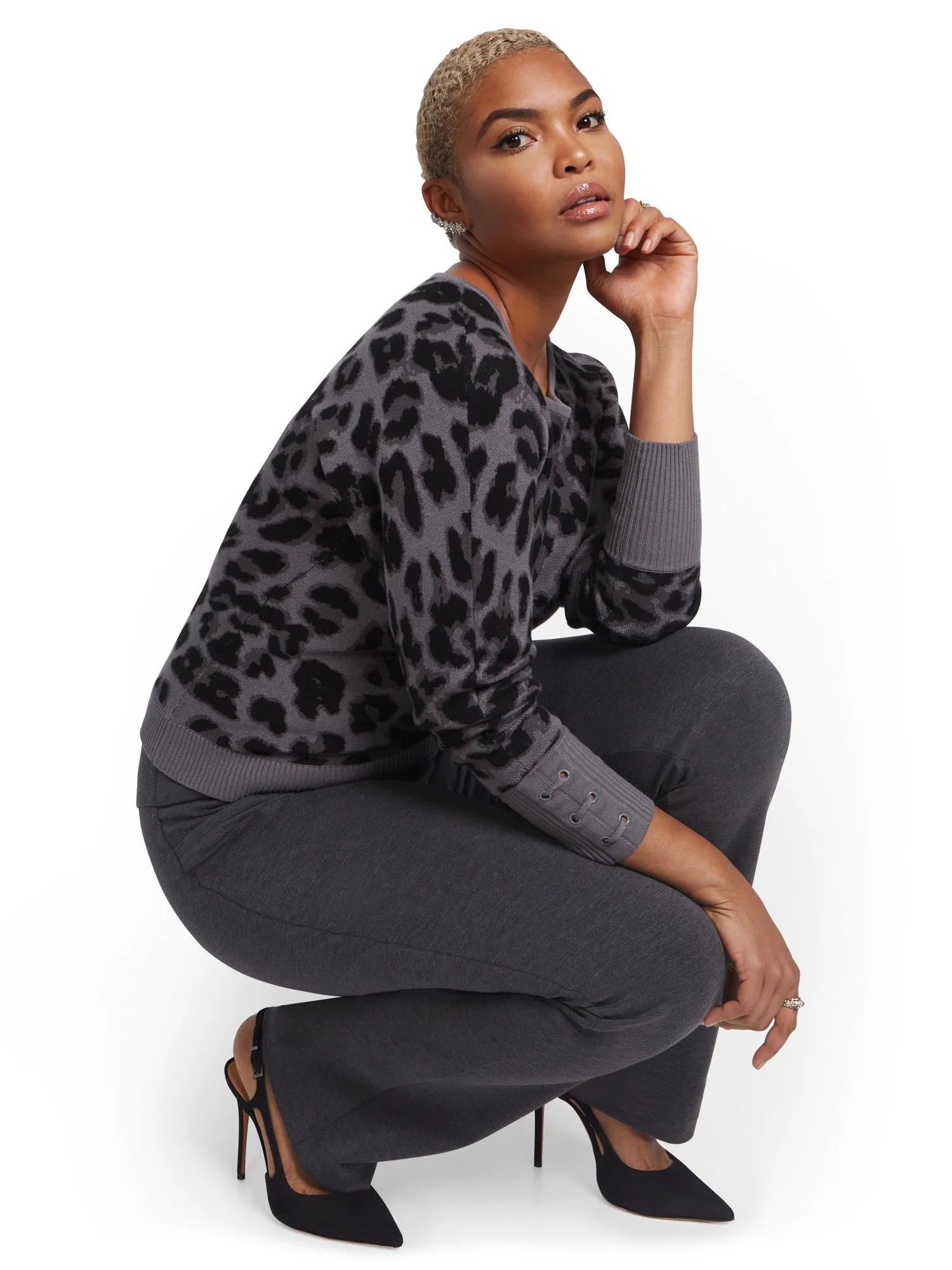 Tall Pull-On Bootcut Ponte Pant - Superflex - Image 5