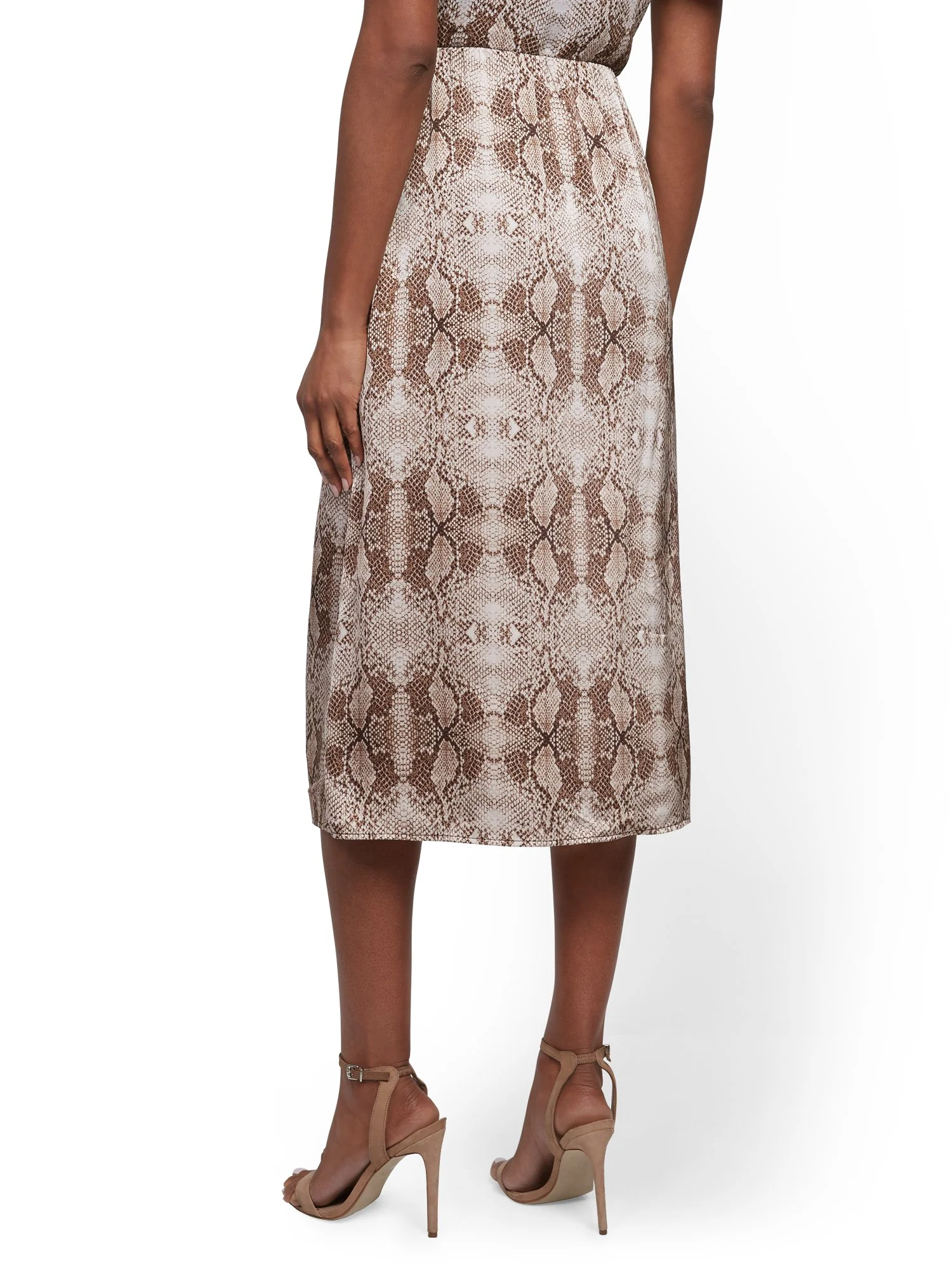 Tall Snake-Print Slip Skirt - Image 3