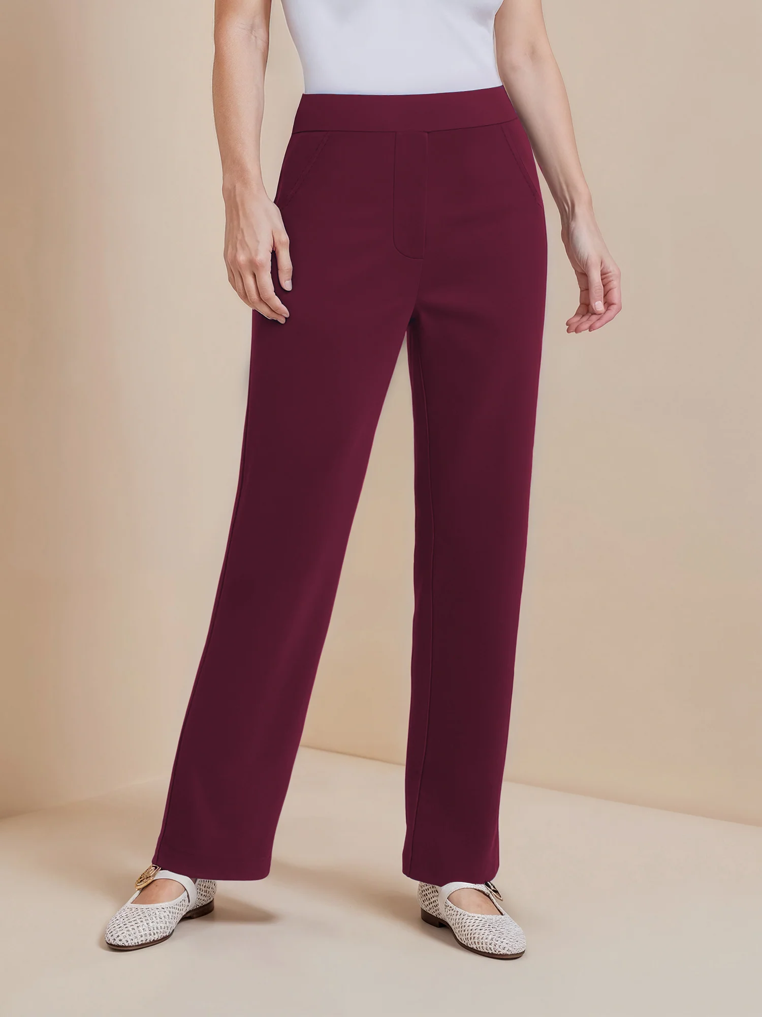 Tall Straight Fit Ponte Pant - Image 25