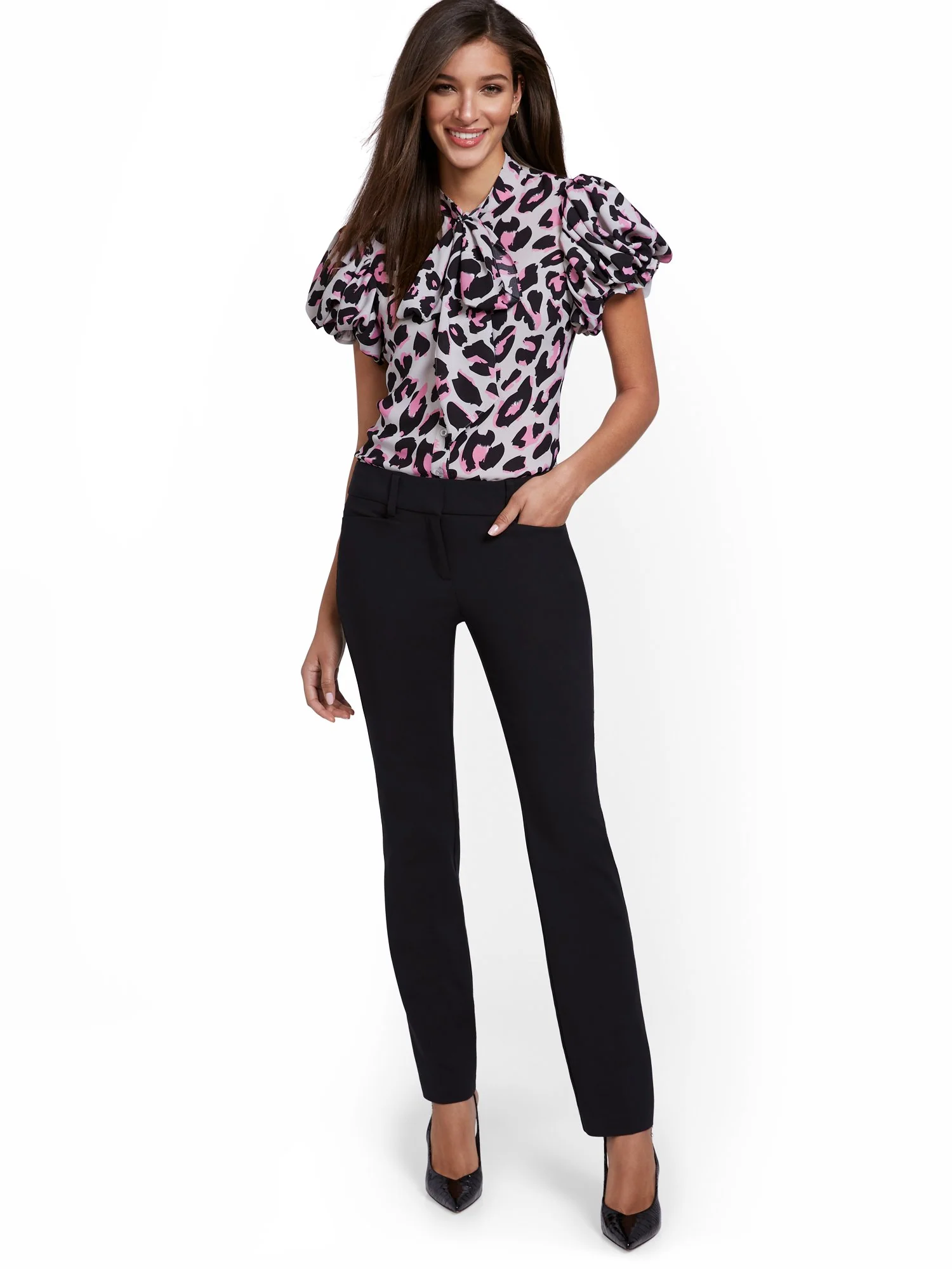 Tall Straight-Leg Pant - All-Season Stretch - 7th Avenue - Image 4