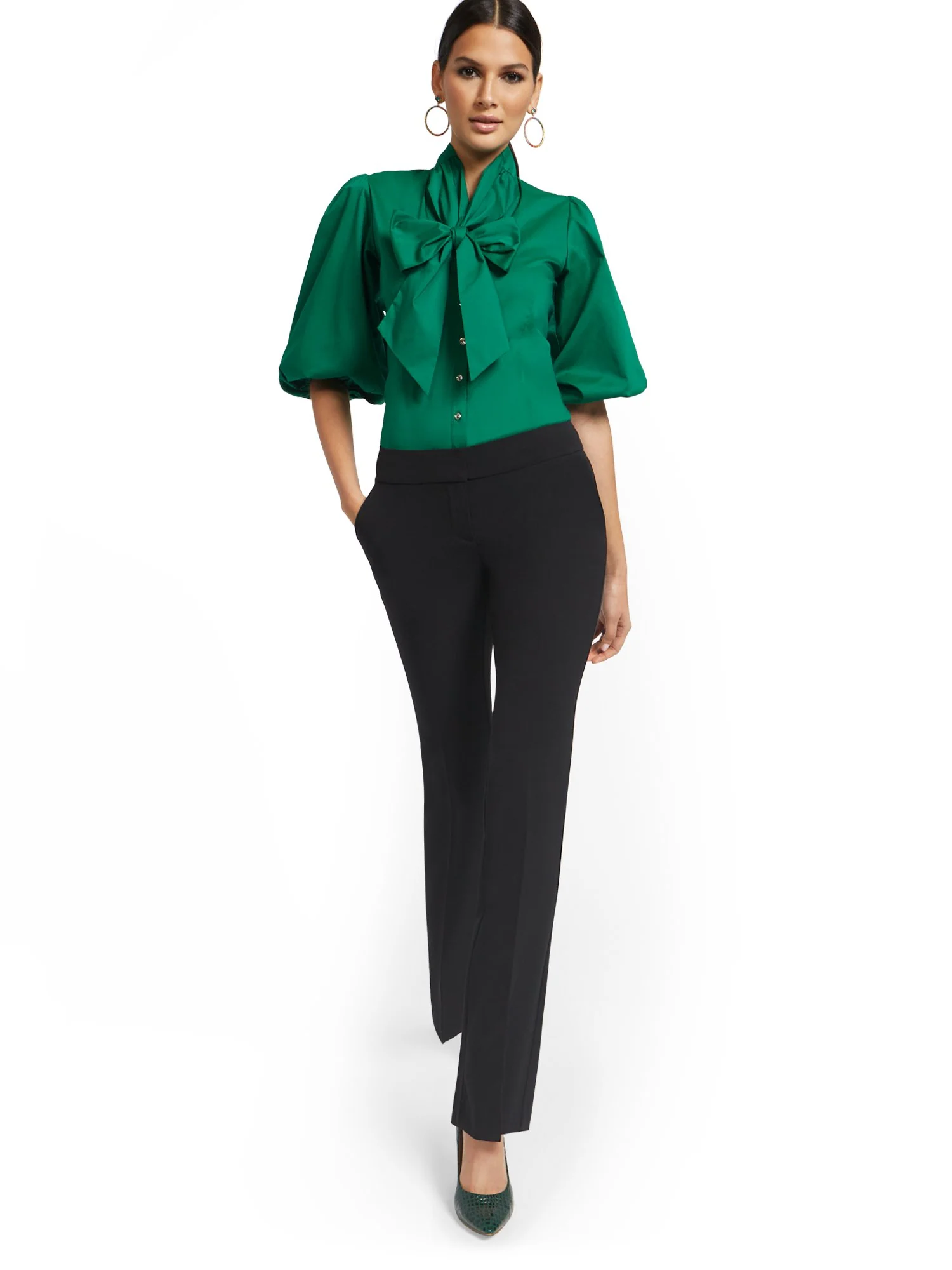 Tall Straight-Leg Pant - Essential Stretch - 7th Avenue - Image 4