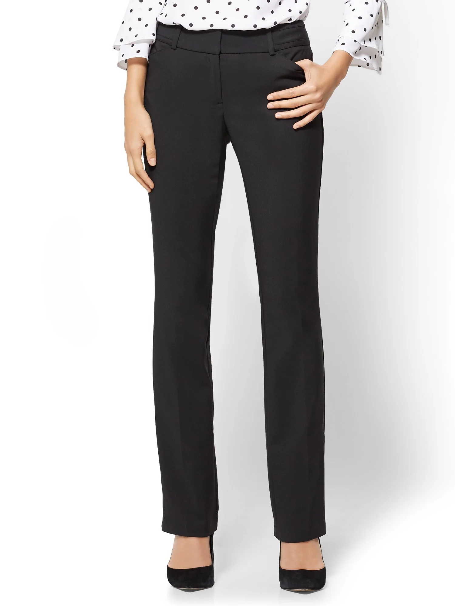 Tall Straight-Leg Pant - Signature Fit - All-Season Stretch - 7th Avenue