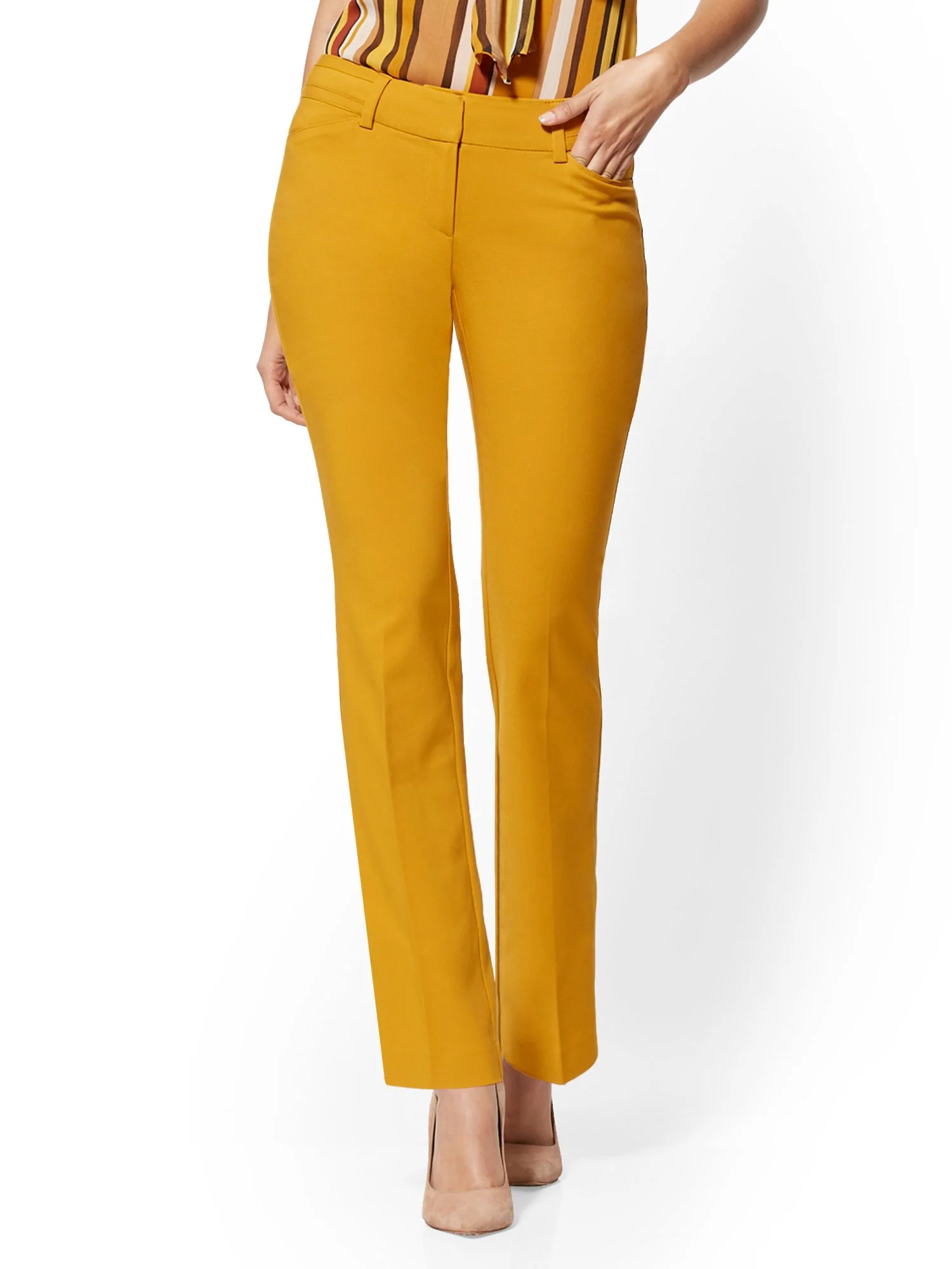Tall Straight-Leg Pant - Signature Fit - All-Season Stretch - 7th Avenue - Image 25