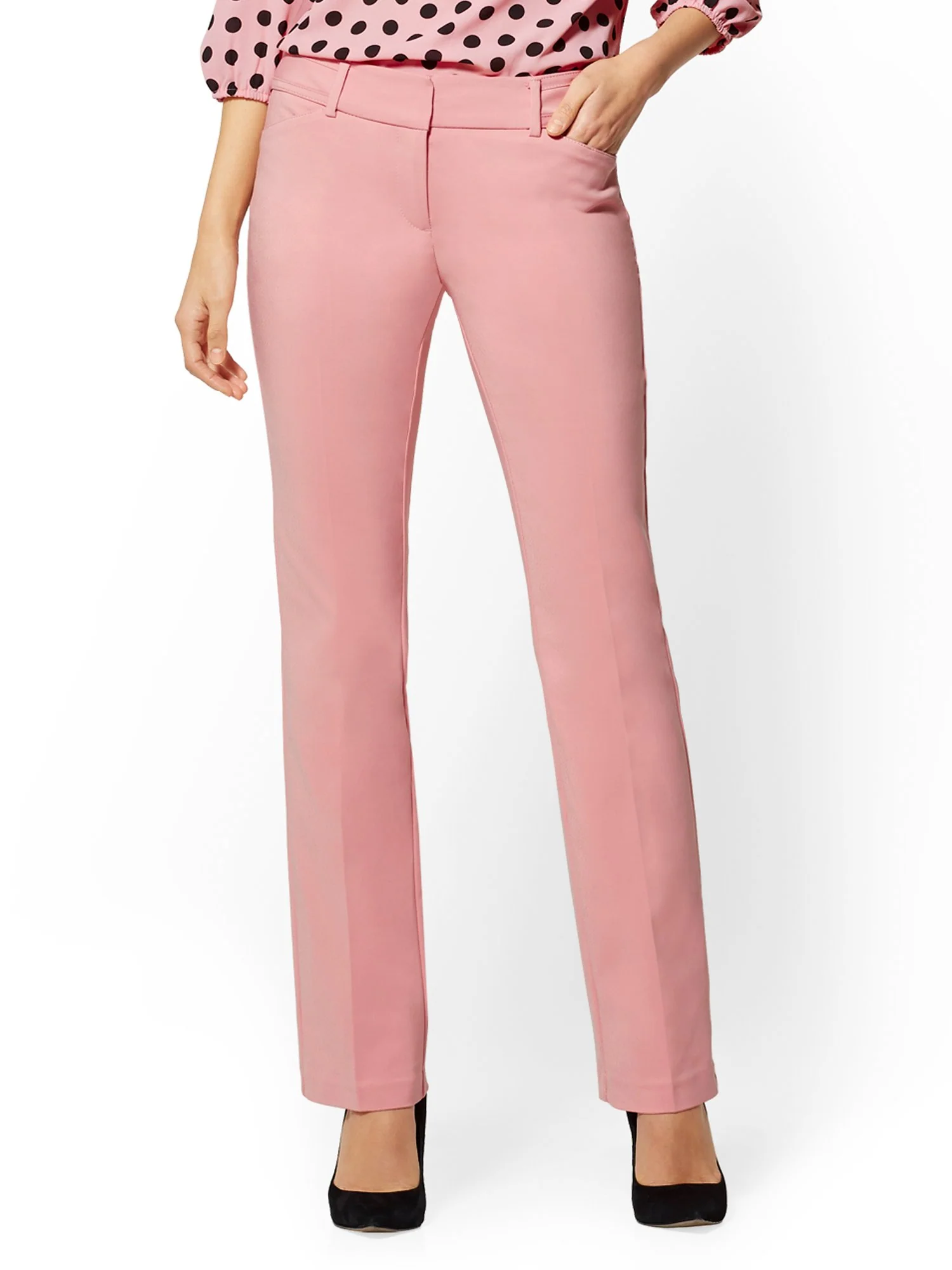Tall Straight-Leg Pant - Signature Fit - All-Season Stretch - 7th Avenue - Image 40