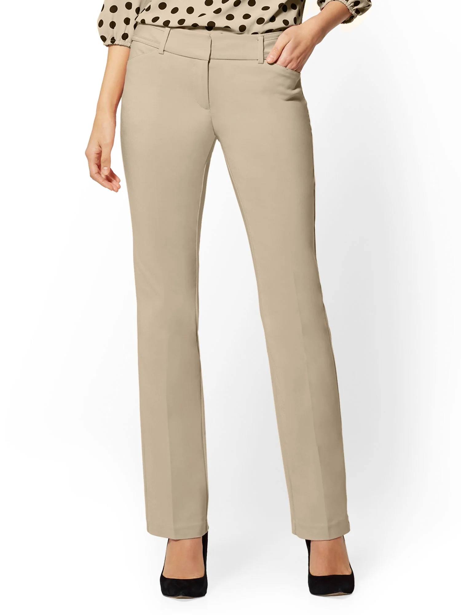 Tall Straight-Leg Pant - Signature Fit - All-Season Stretch - 7th Avenue - Image 43