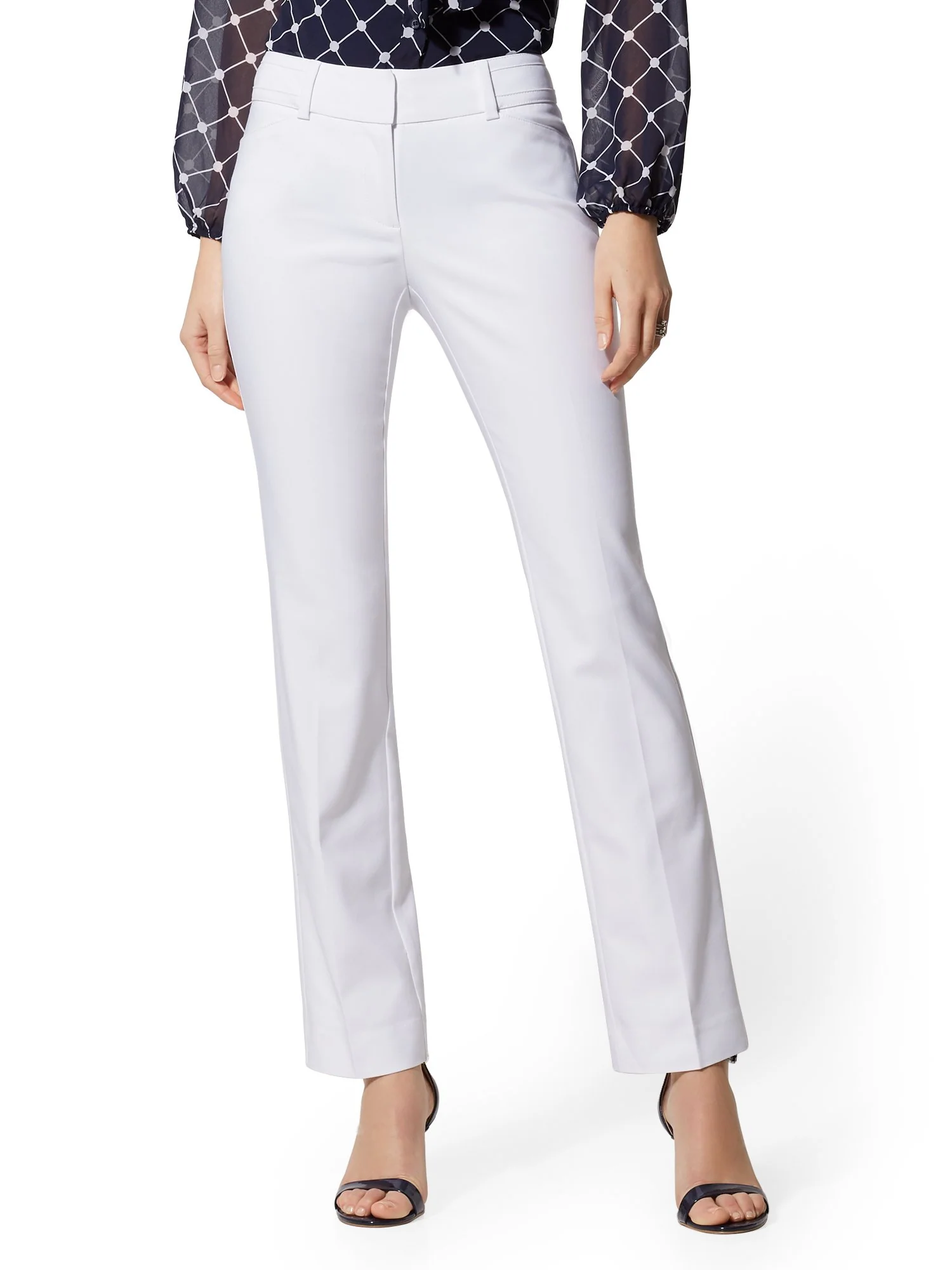 Tall Straight-Leg Pant - Signature Fit - All-Season Stretch - 7th Avenue - Image 6