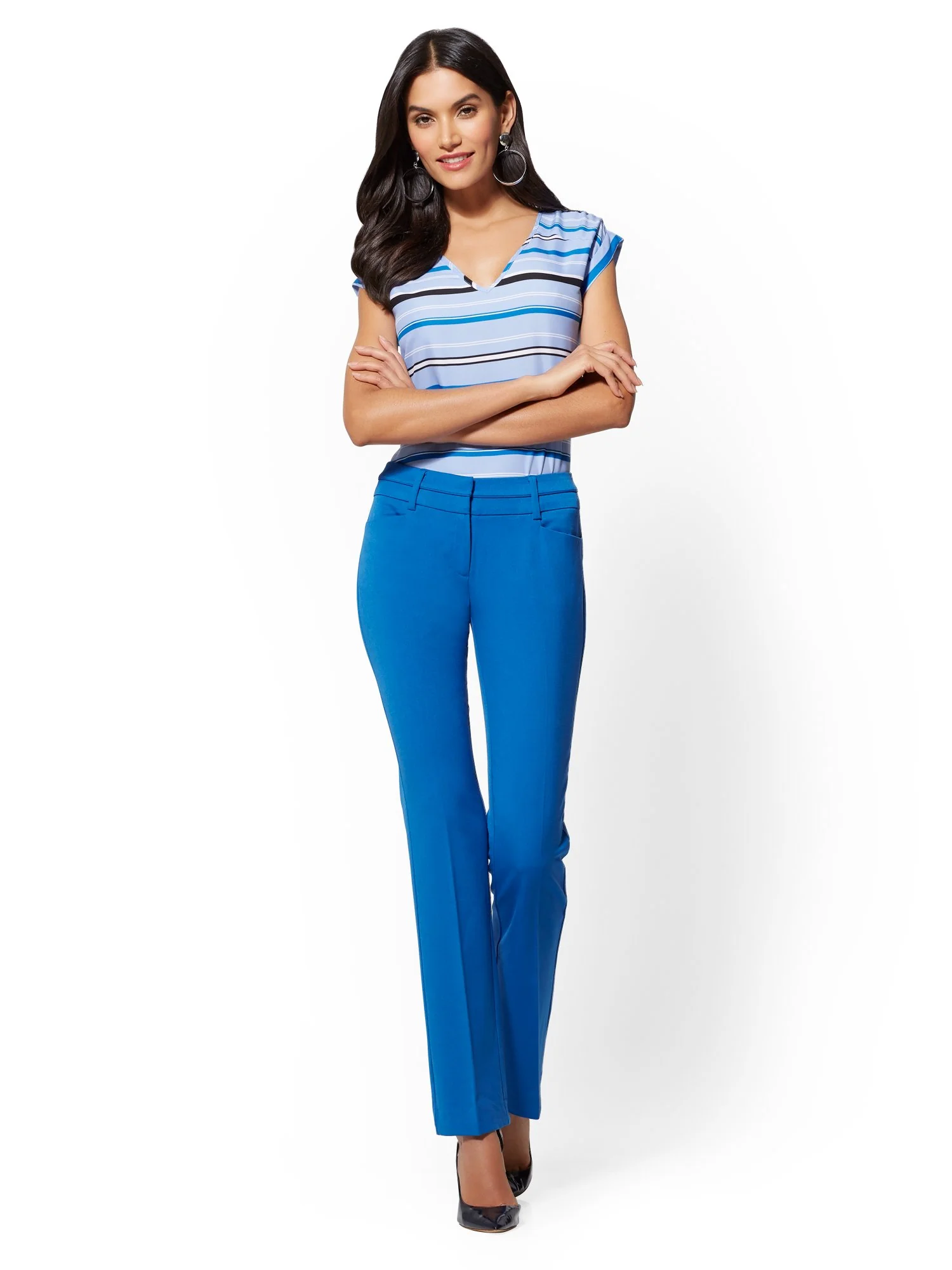 Tall Straight-Leg Pant - Signature Fit - Superstretch - 7th Avenue - Image 12