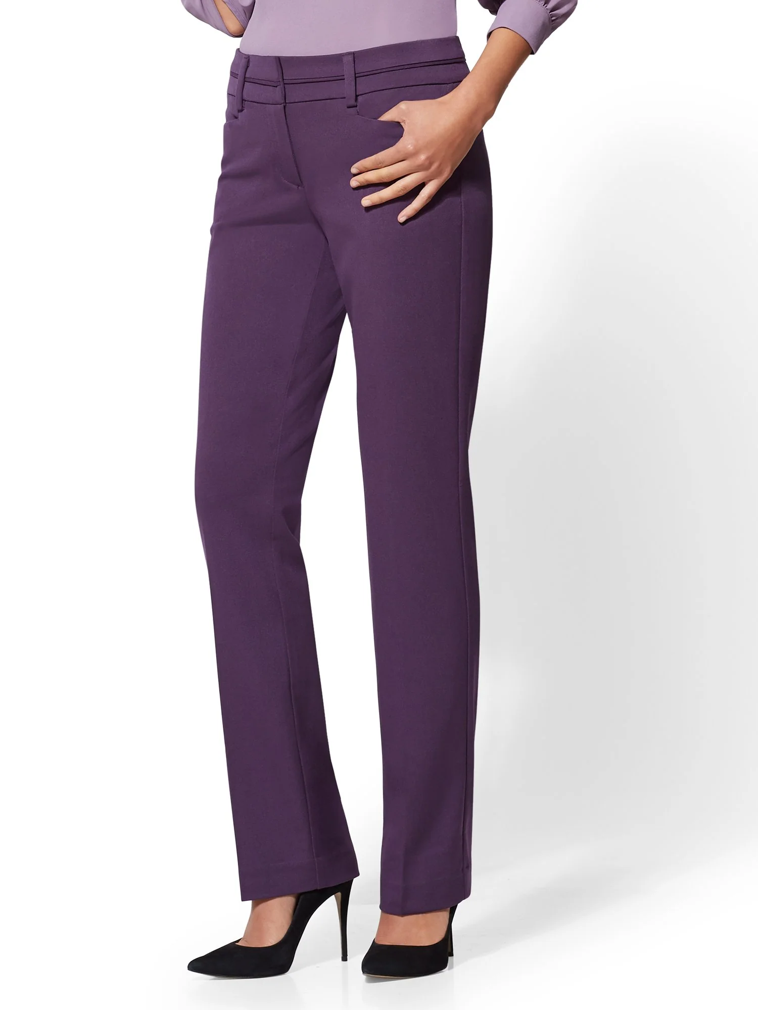 Tall Straight-Leg Pant - Signature Fit - Superstretch - 7th Avenue - Image 15