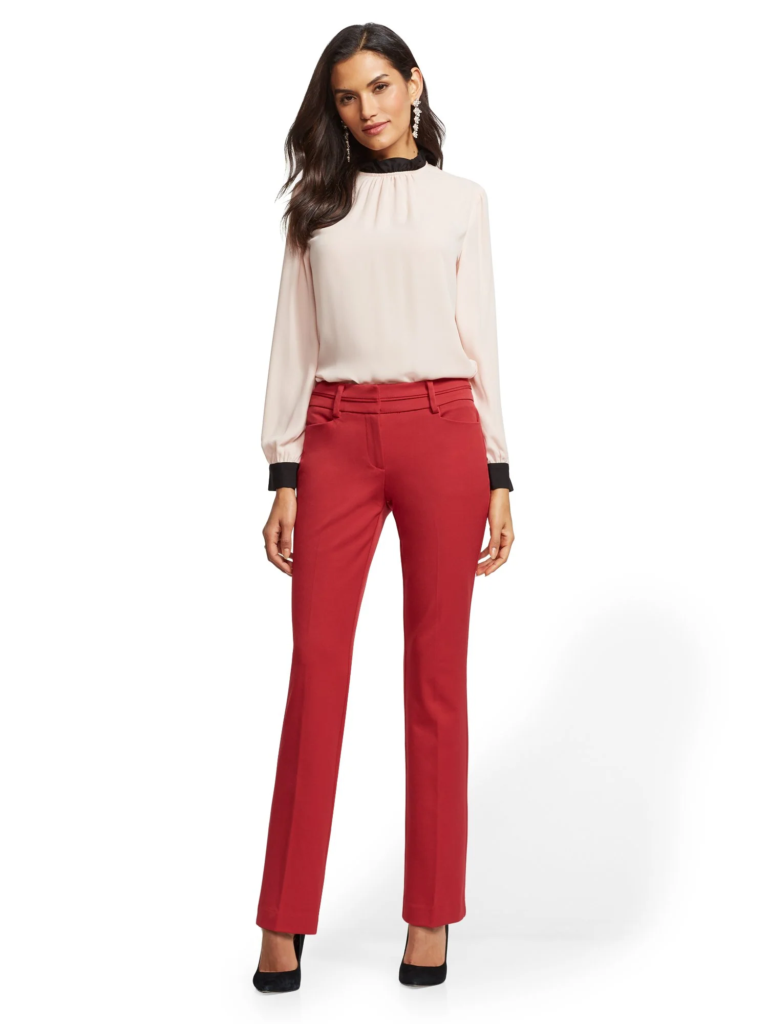 Tall Straight-Leg Pant - Signature Fit - Superstretch - 7th Avenue - Image 21